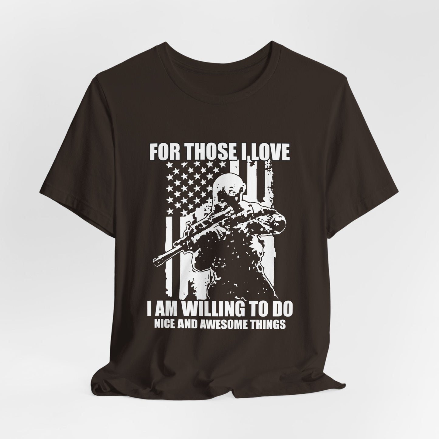 Army Veteran Patriotic Graphic Design Unisex Cotton T-Shirt v50