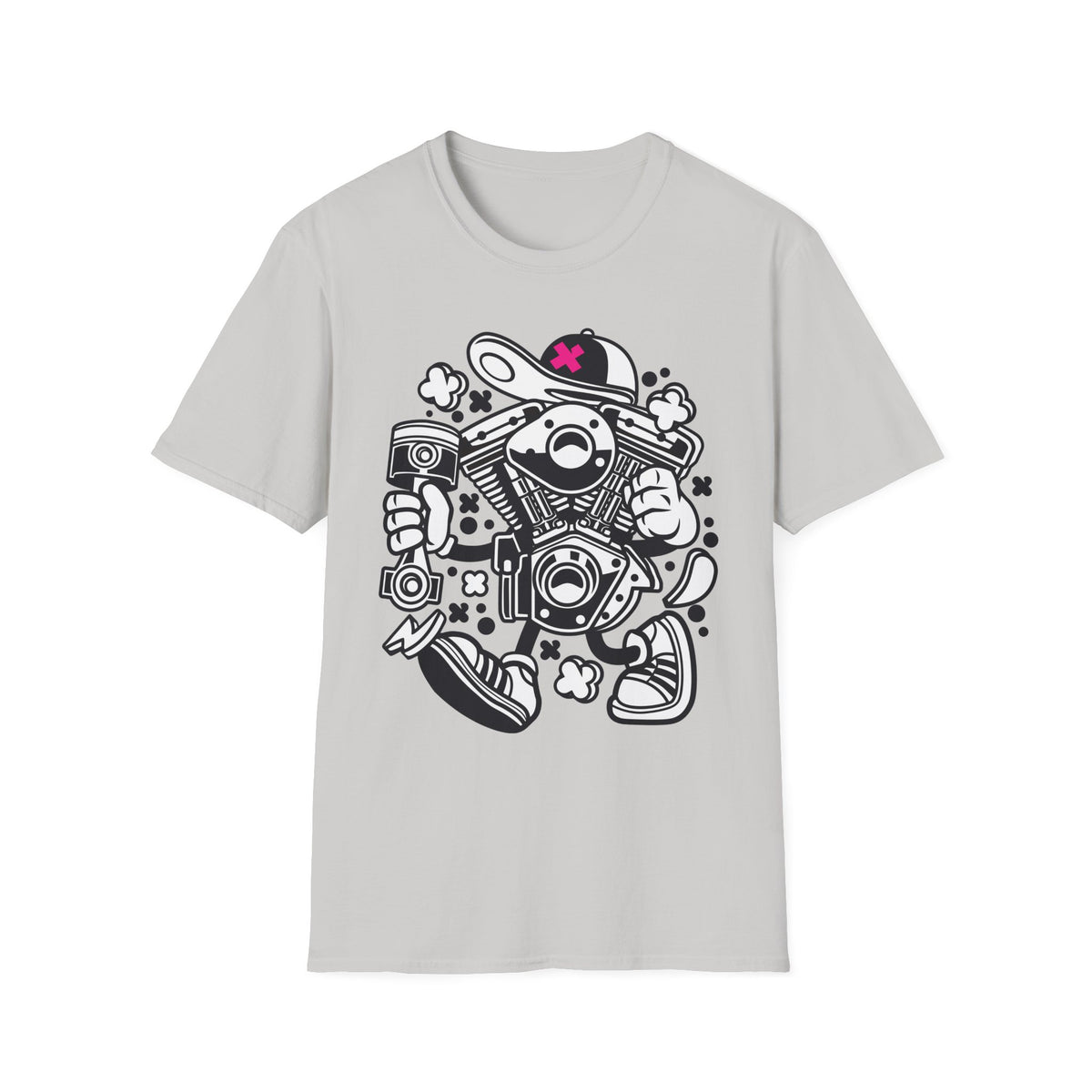 Funny Cartoon Animation Graphic Unixes Gildan Cotton Tee Shirt 706