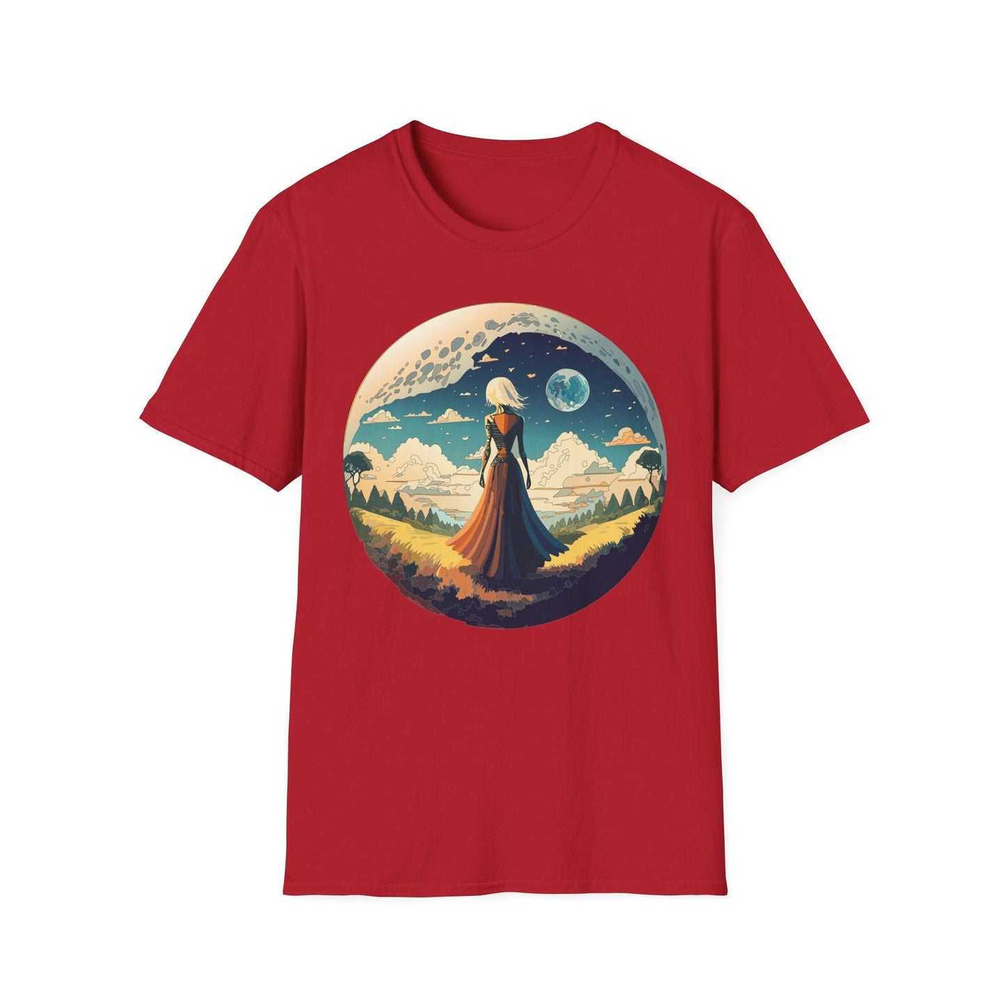Womens Graphic T Shirts Art Design Tee Unisex Softstyle 64000 Cotton Tee Comfortable Everyday Wear