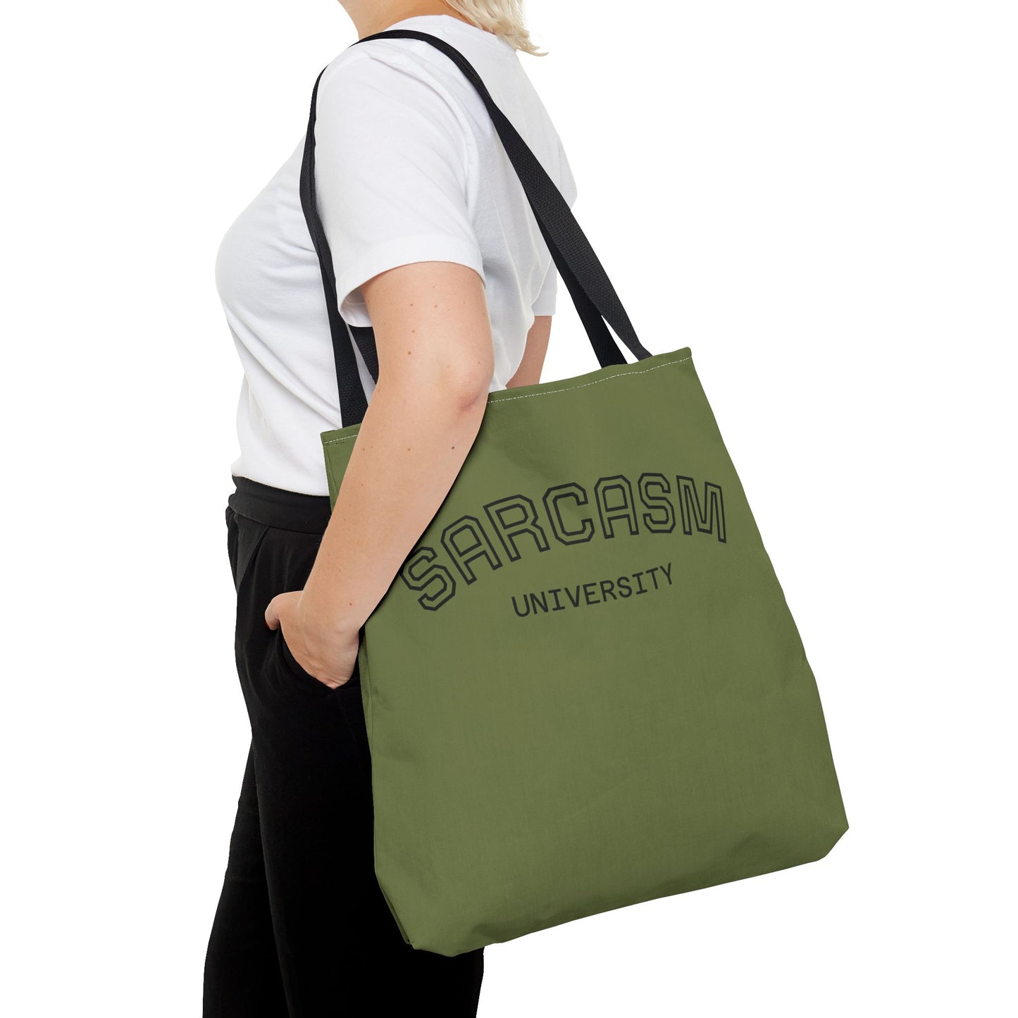 University GREEN COLOR CANVAS BAG  100% SPUN POLY 3 SIZES BAG-C1