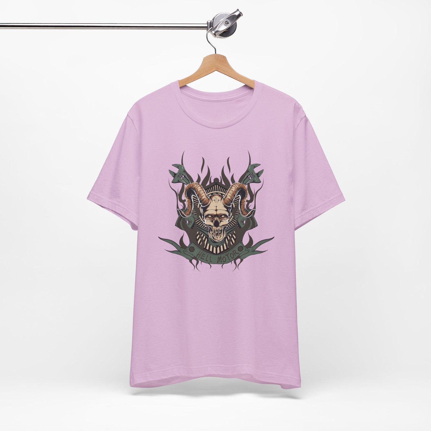 Gothic Skull Graphic Design Unisex Cotton Tee Art-49