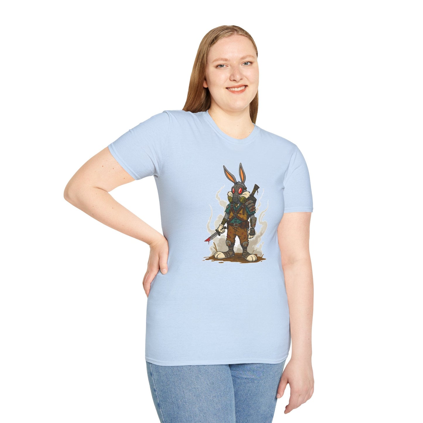 Bugs Bunny T Shirt Unisex Softstyle Cotton Tee With Cartoon Animation Design Artwork