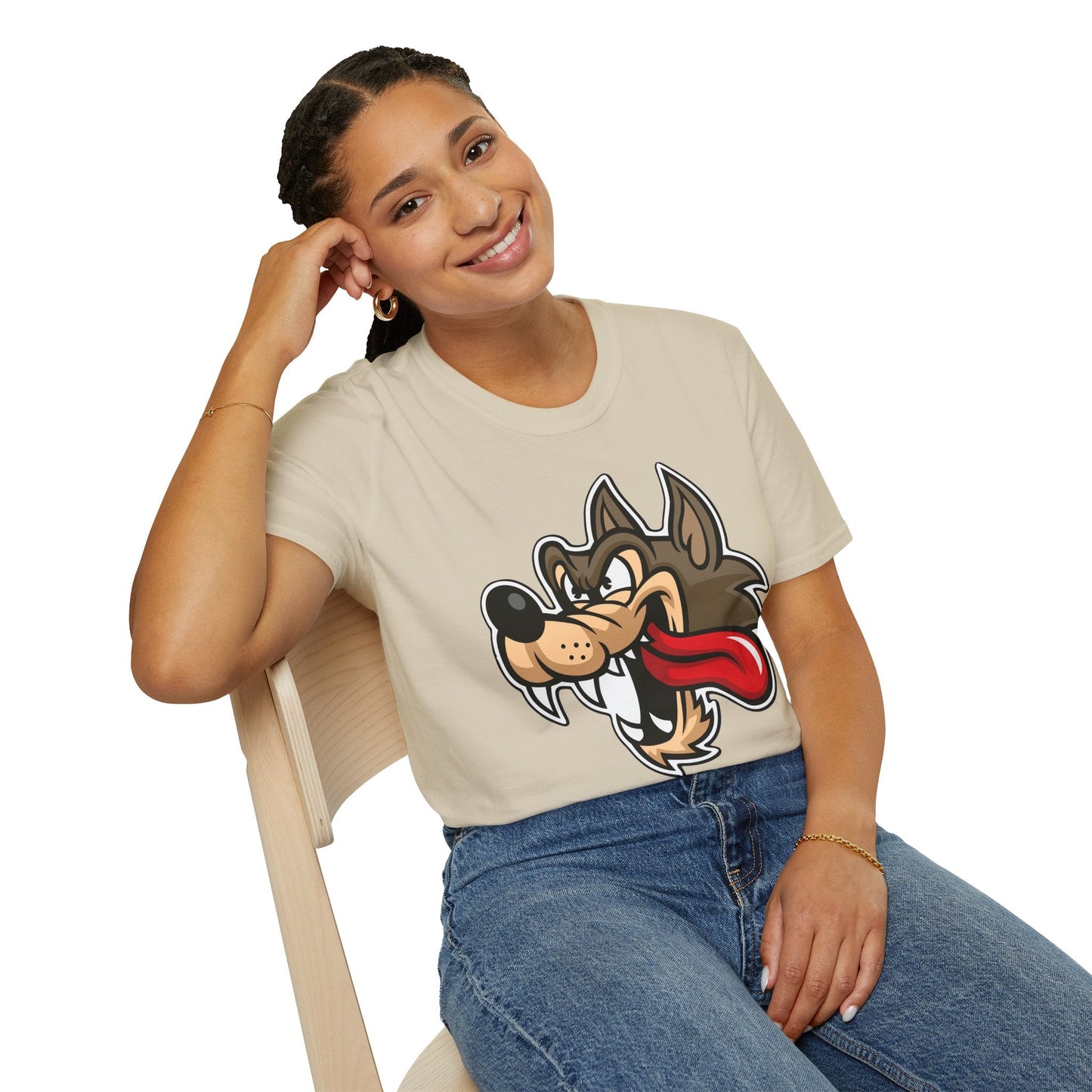 Cartoon T Shirt Animation Tee Unisex Funny Tee Gildan Softstyle 64000 100 Percent Cotton