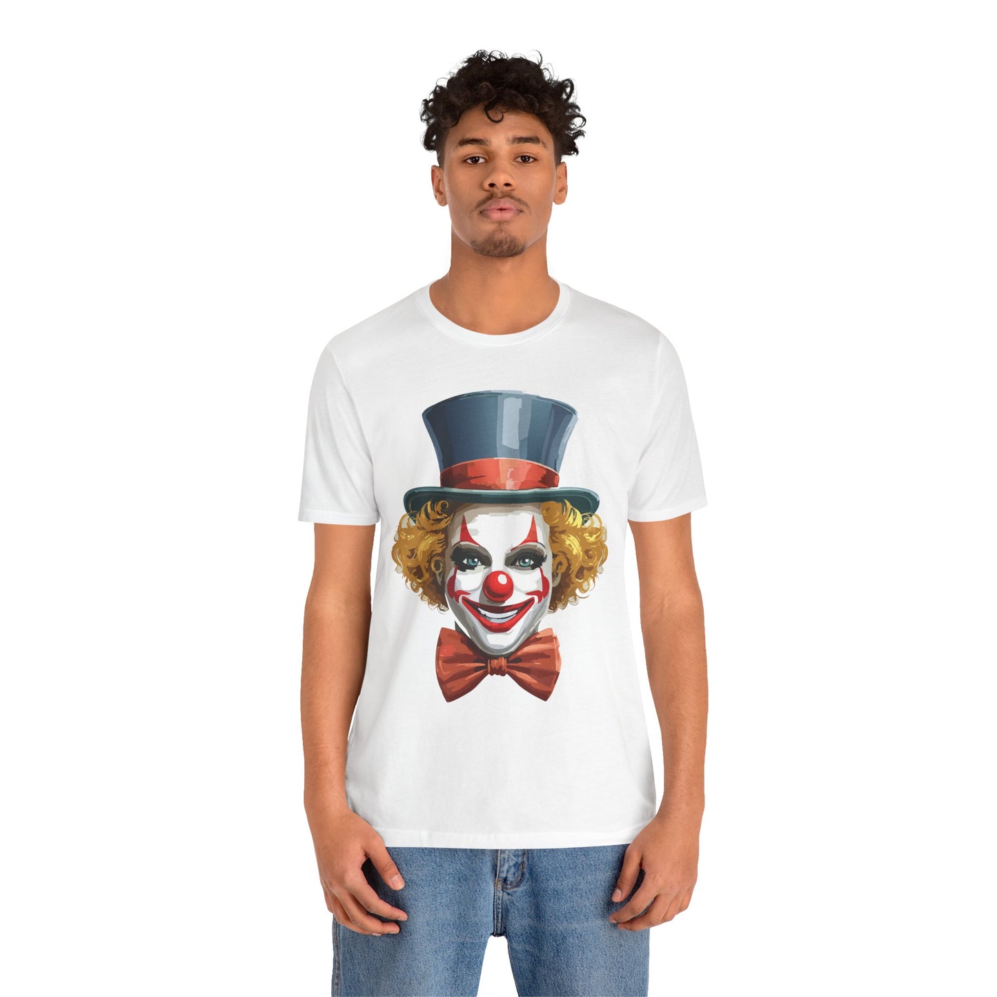 Clown Shirt, Funny Shirt, T-Shirt with Clown, Funny Art Design Tee, Circus Tees, Circus T-Shirt, Unisex Humor Wear 11