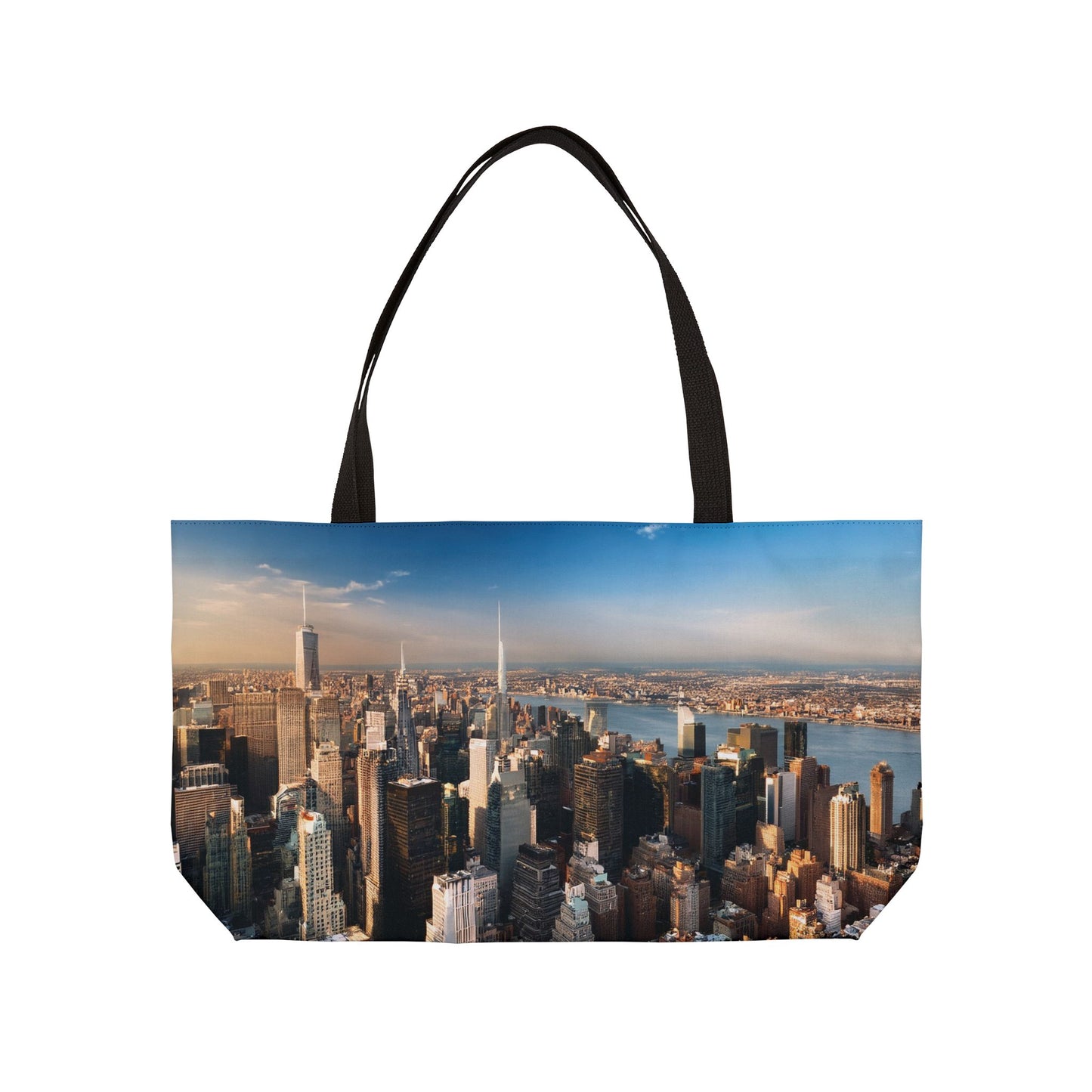 New York Print Bag High-Quality 100% Spun Poly 24x13 Canvas Art Bag C-09
