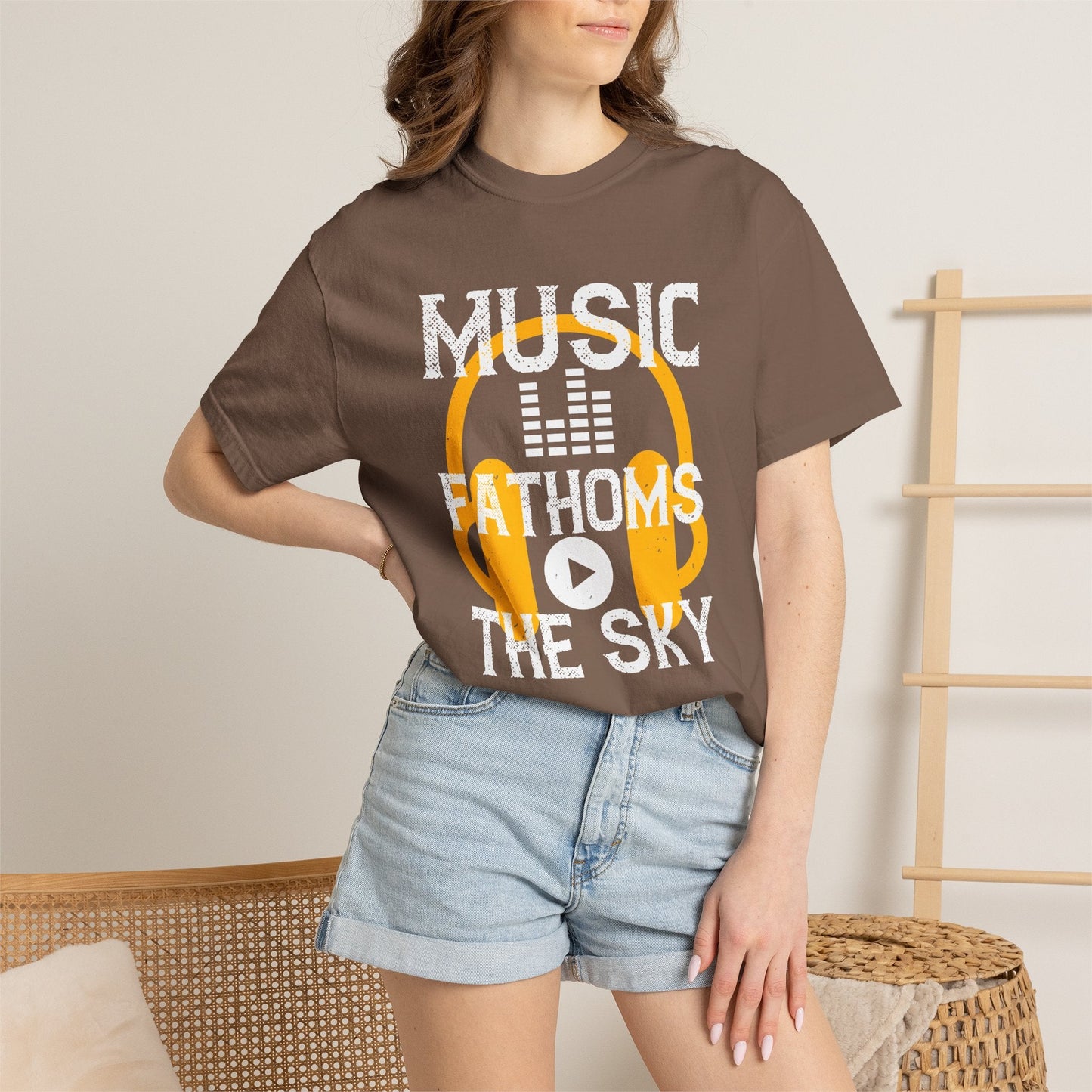 Music Graphic Design Unisex Cotton T-shirt m24