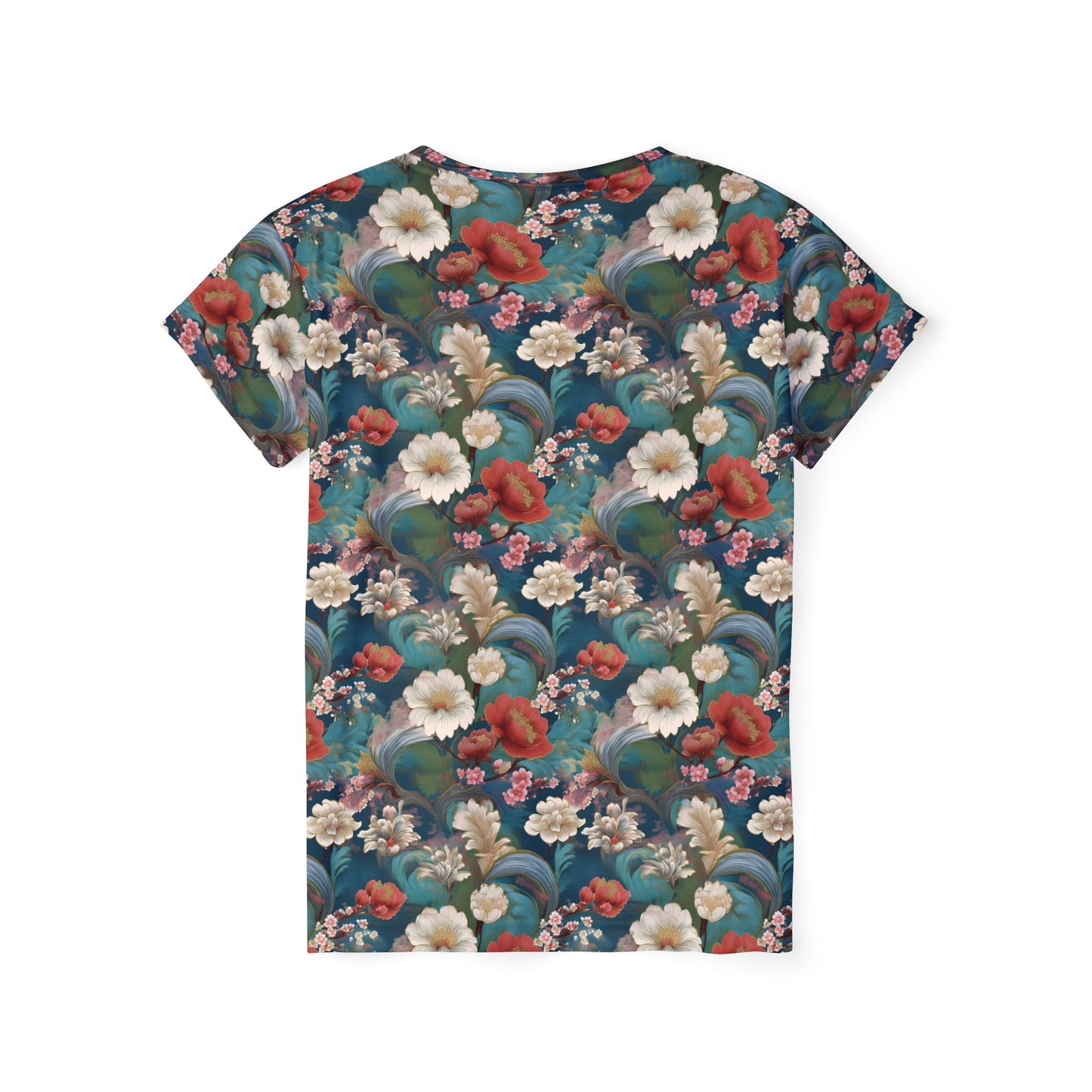 Women Poly Shirt with Floral Print F331