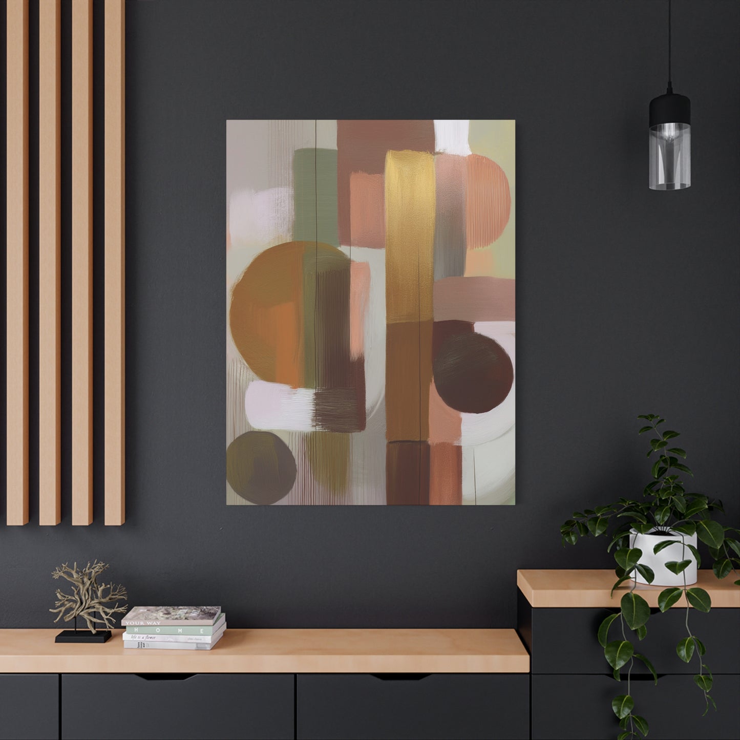 Abstract Geometric Painting Print Canvas 20x24,20x30,24x30 24x32,24x36,30x40 32x48,36x48,40x60 Pine-Wood Inner Frame ABS-52