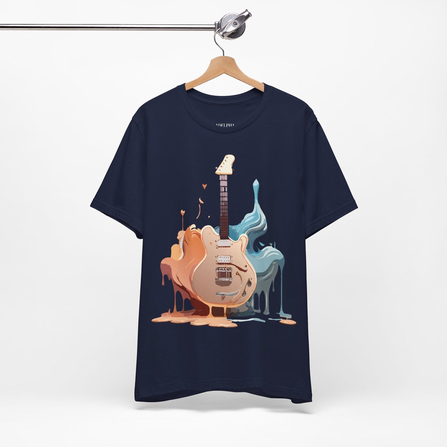 Adelpha Vintage Inspired Graphic Music T Shirt Unisex Short Sleeve Tee For Everyday Wear