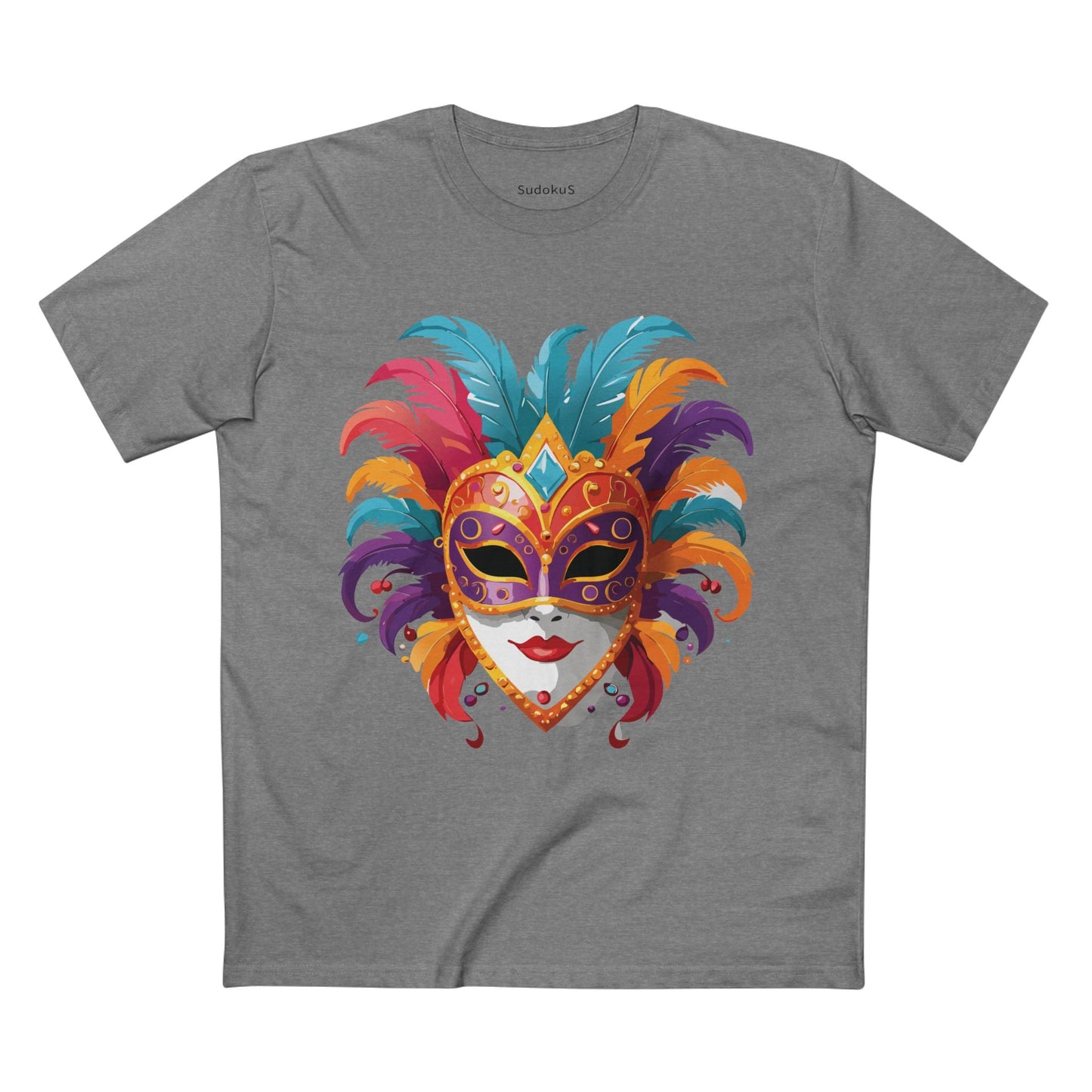 Mask Graphic Unisex 100 Cotton Staple Tee 36