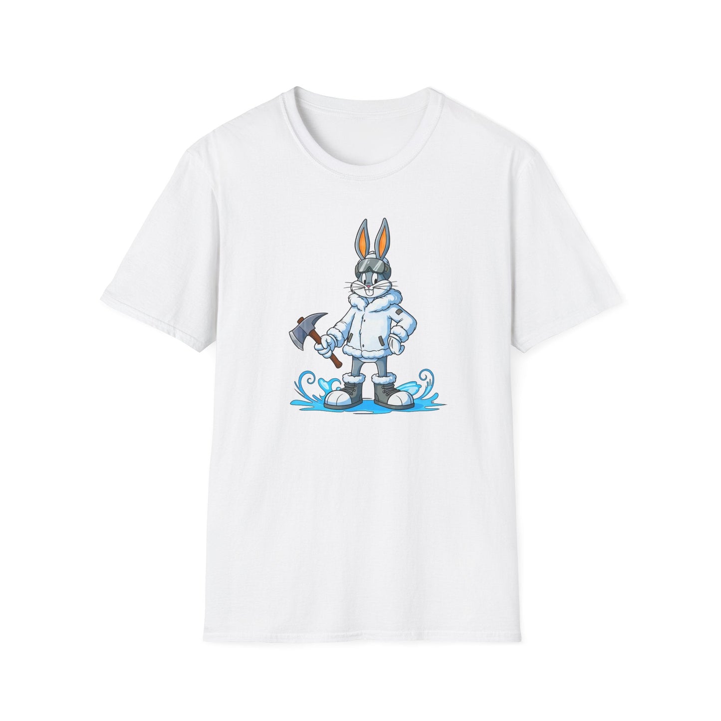 Bugs Bunny T Shirt Unisex Cartoon Animation Graphic Tee Softstyle Short Sleeve By Gildan 64000
