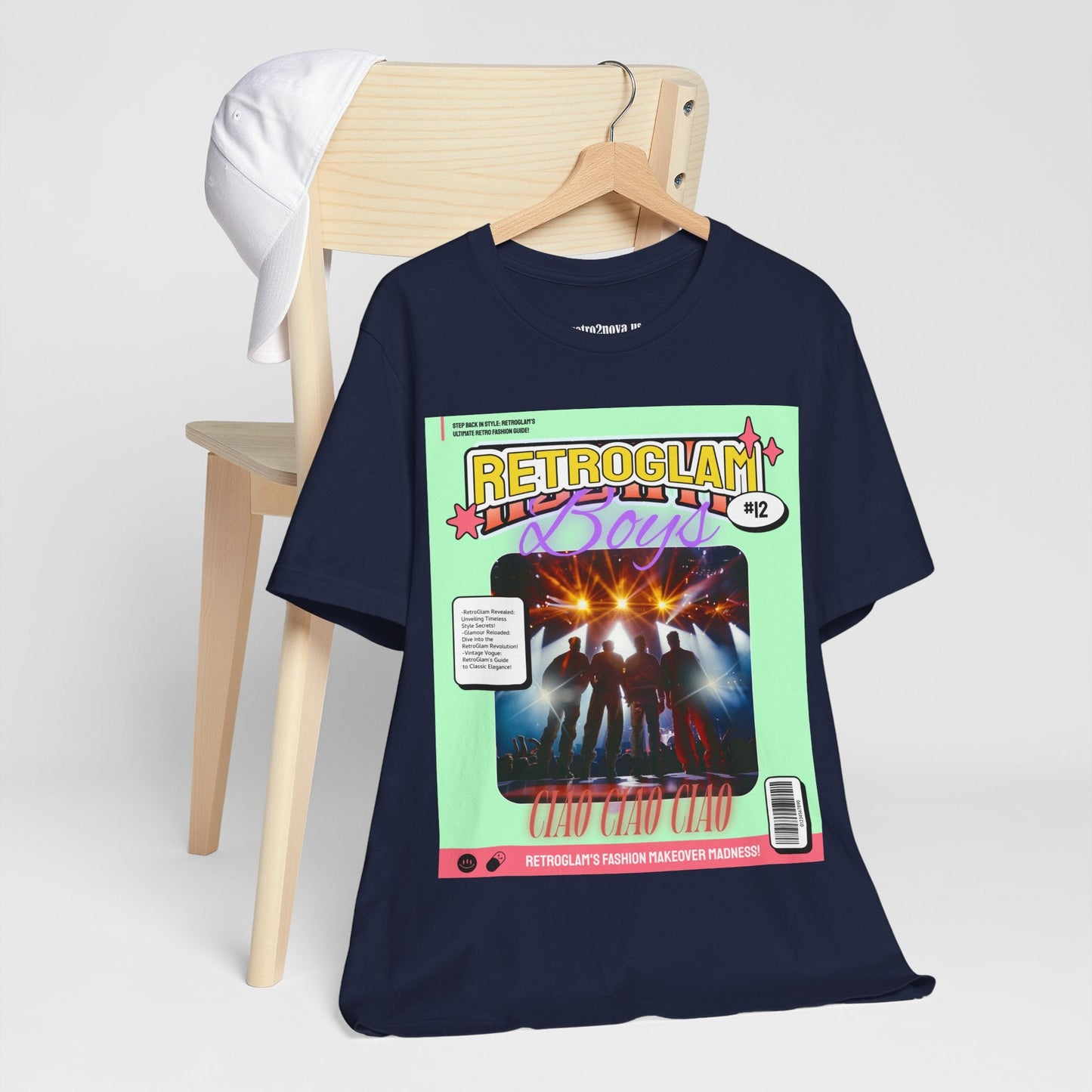 Magazine Cover Shirt Unisex Short Sleeve Tee Lightweight Breathable Fabric