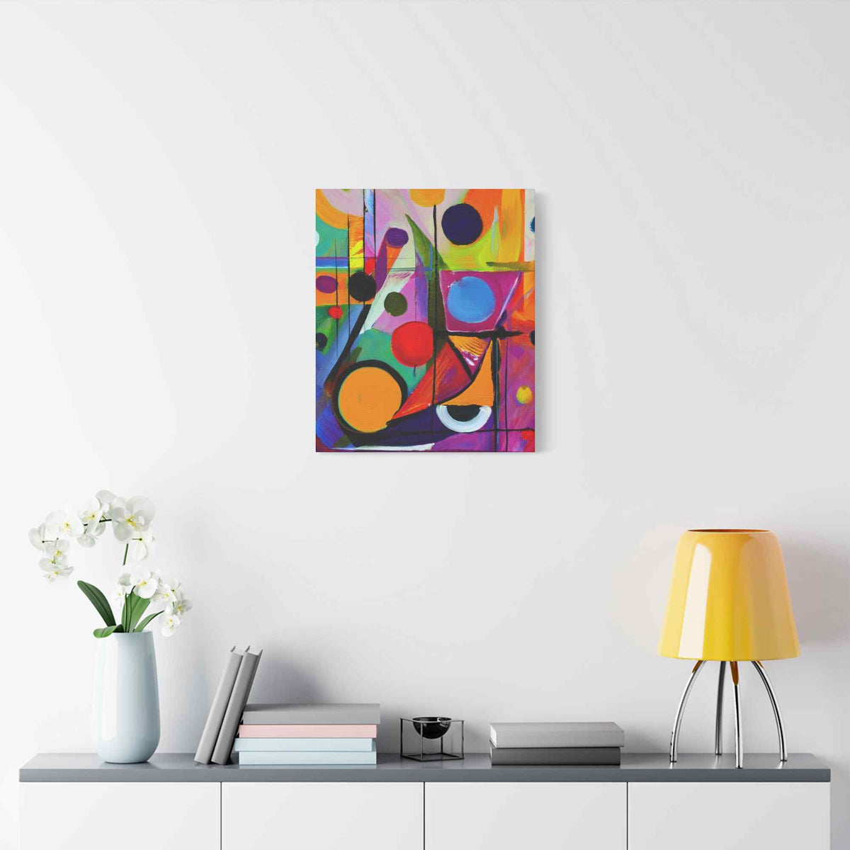 Abstract Painting Print Canvas 20x24,20x30,24x30, 24x32,24x36,30x40, 32x48,36x48,40x60 Pine-Wood Inner Frame ABS-15