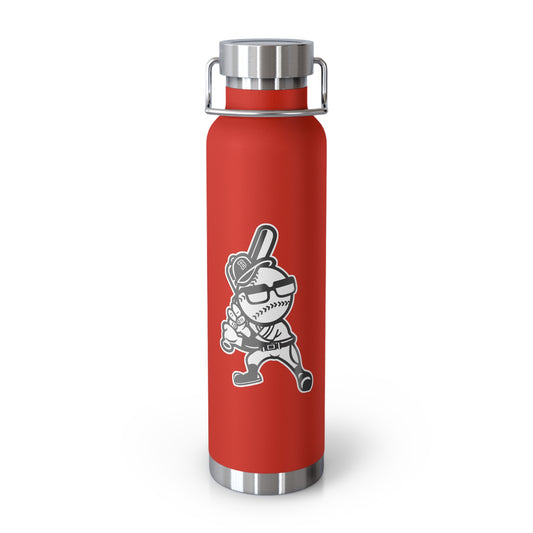 22oz Copper Insulated Water Bottle with Cartoon Design - CV9