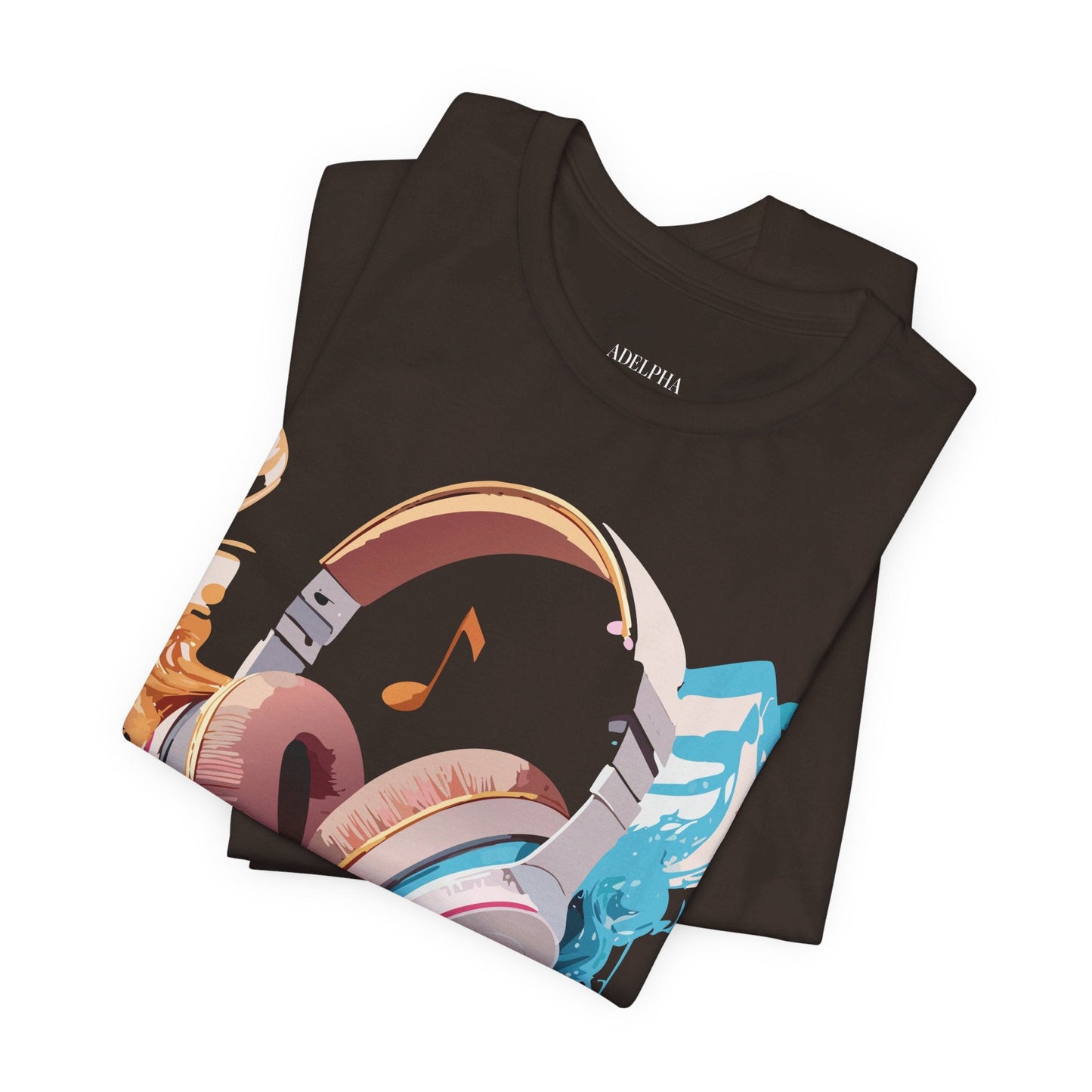 Adelpha Music T Shirt Unisex Graphic Tee Vintage Inspired Artwork Short Sleeve Premium