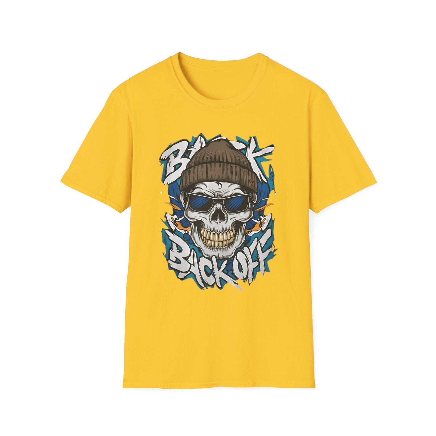 Gildan Softstyle Skull Tee Shirt Unisex Skeleton Design 100 Percent Cotton Graphic Tee
