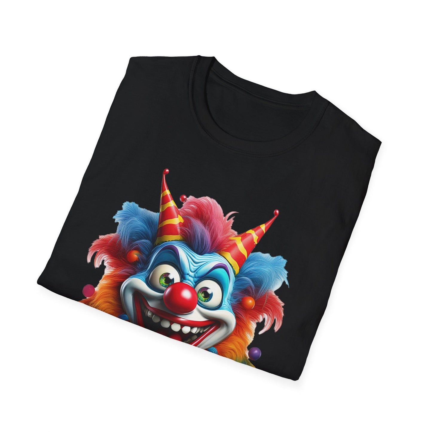 Clown Shirt For Men And Women Funny Circus Tee Scary Man Shirt Unisex Softstyle Tee