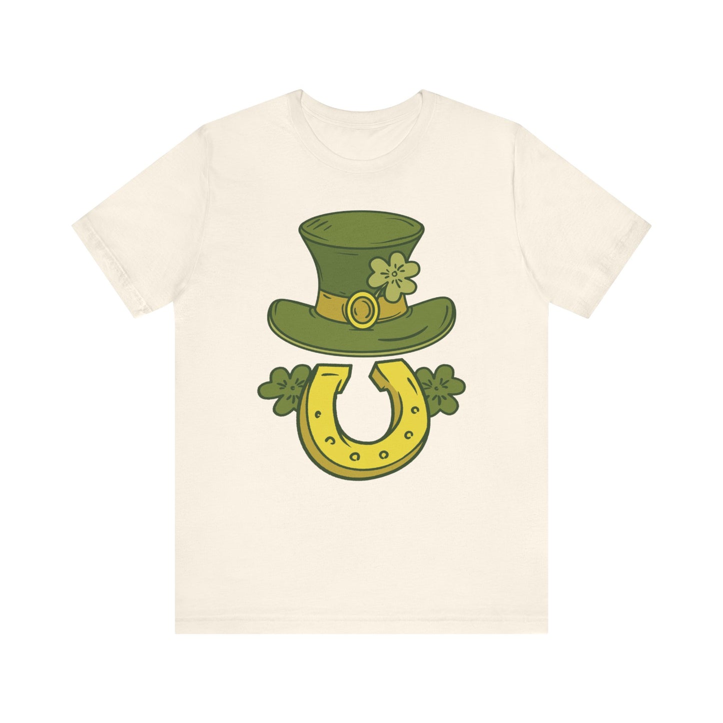 Unisex Cotton Tee Shirt with Lucky Prints