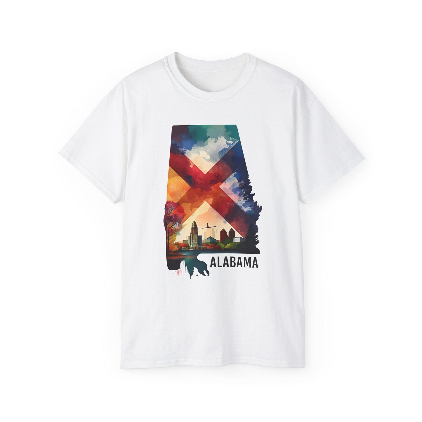 Alabama Graphic Unisex 100 Cotton T‑Shirt 1