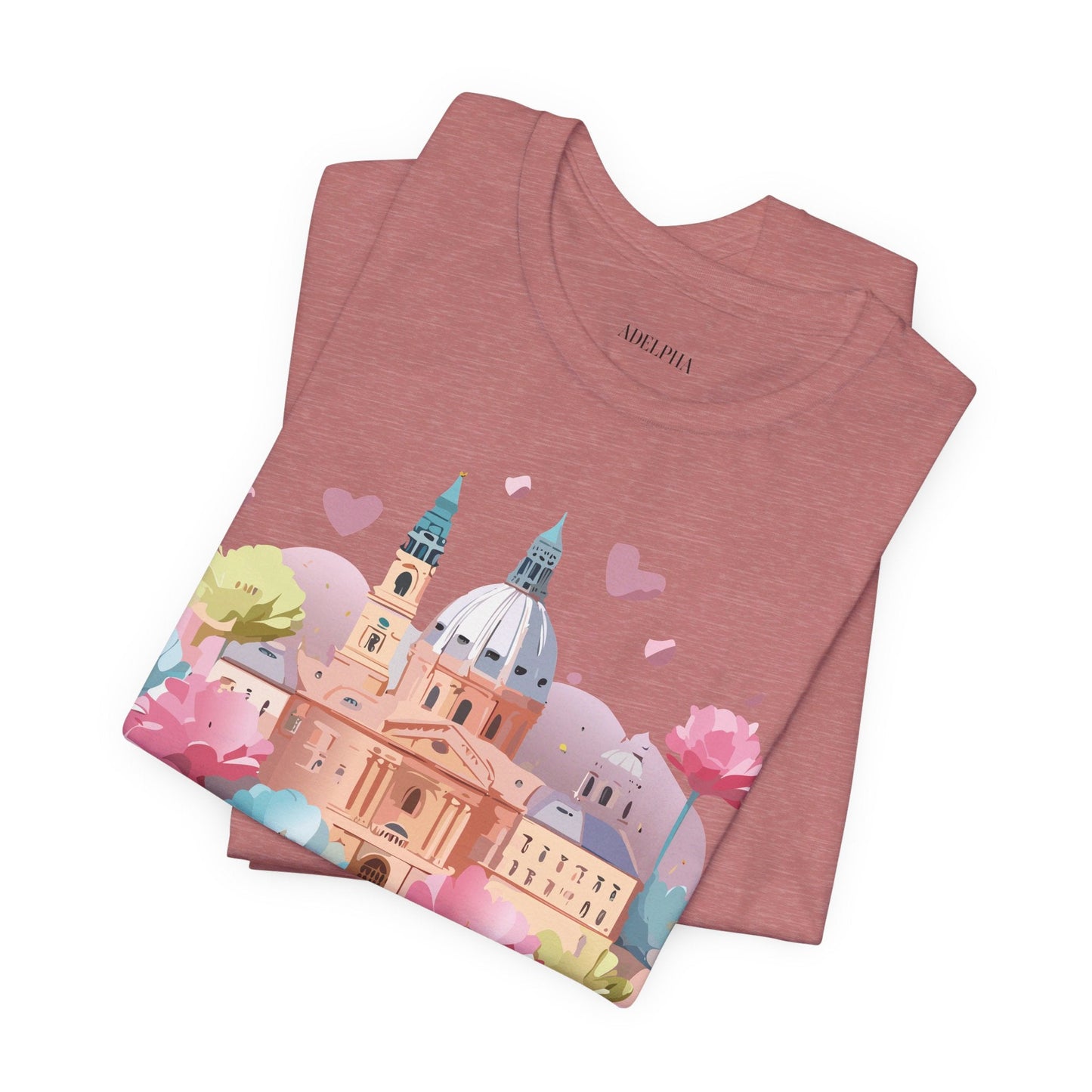 Prague Tourist Unisex Graphic Tee With Vintage Inspired Artwork By