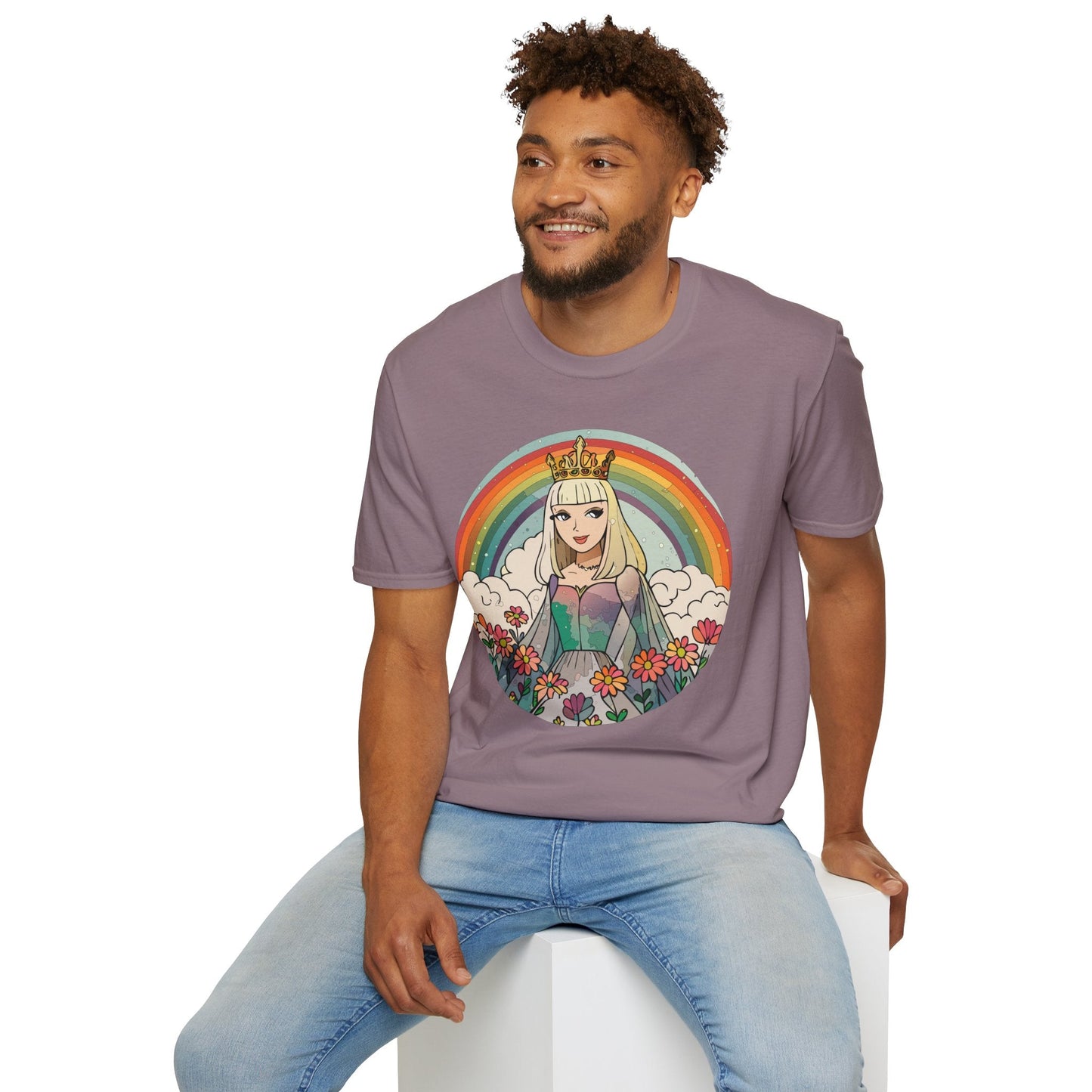 Womens Graphic T Shirt Art Design Tee Softstyle 100 Percent Ring Spun Cotton Comfort