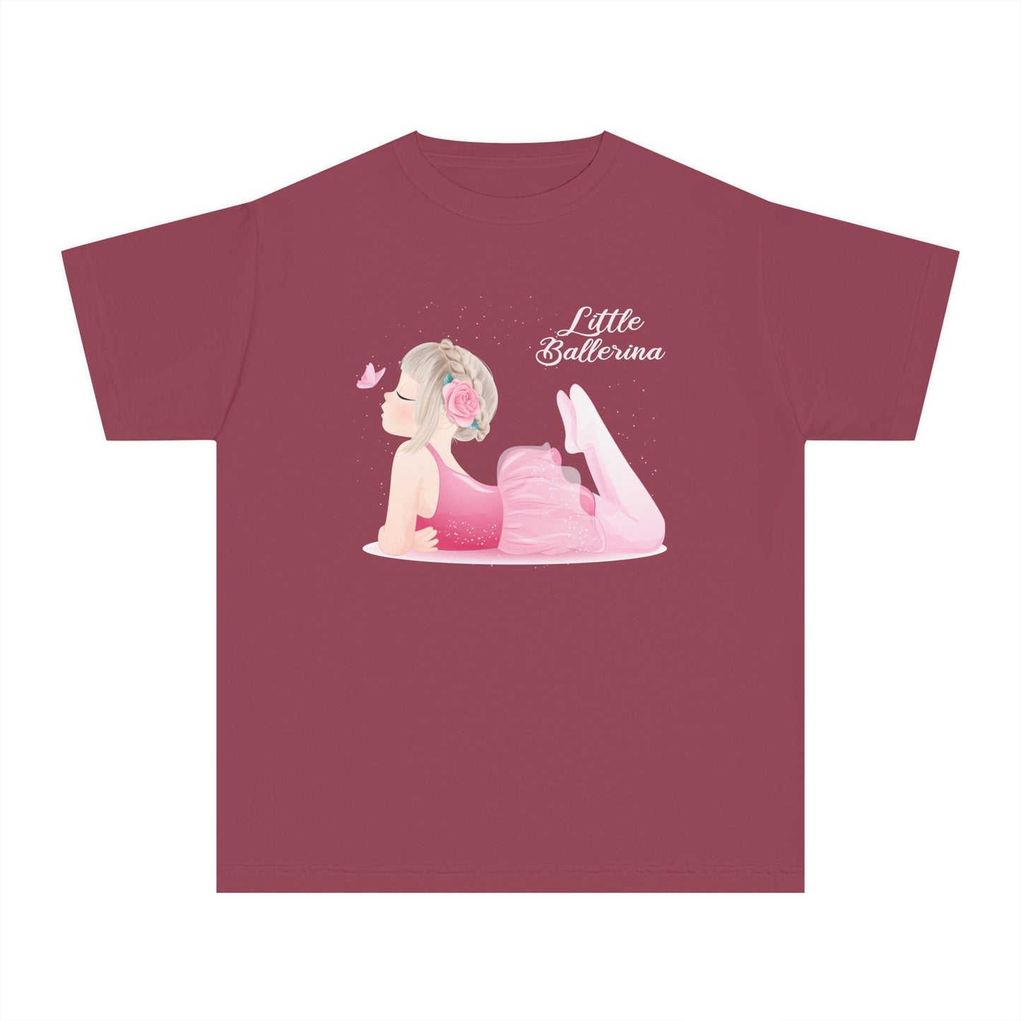 Youth Tee Shirt with Little Ballerina