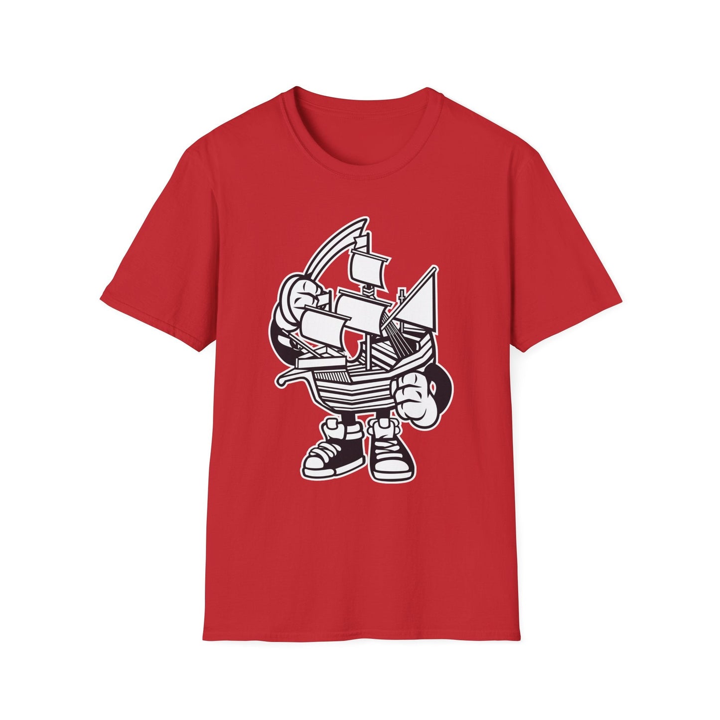 Cartoon T Shirt Animation Tee Funny Unisex Gildan Softstyle 64000 Cotton Art Design