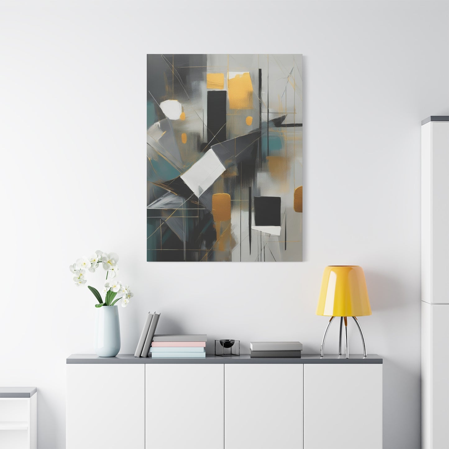 Abstract Oil Painting Print Canvas 20x24,20x30,24x30 24x32,24x36,30x40 32x48,36x48,40x60 Pine-Wood Inner Frame ABS-205