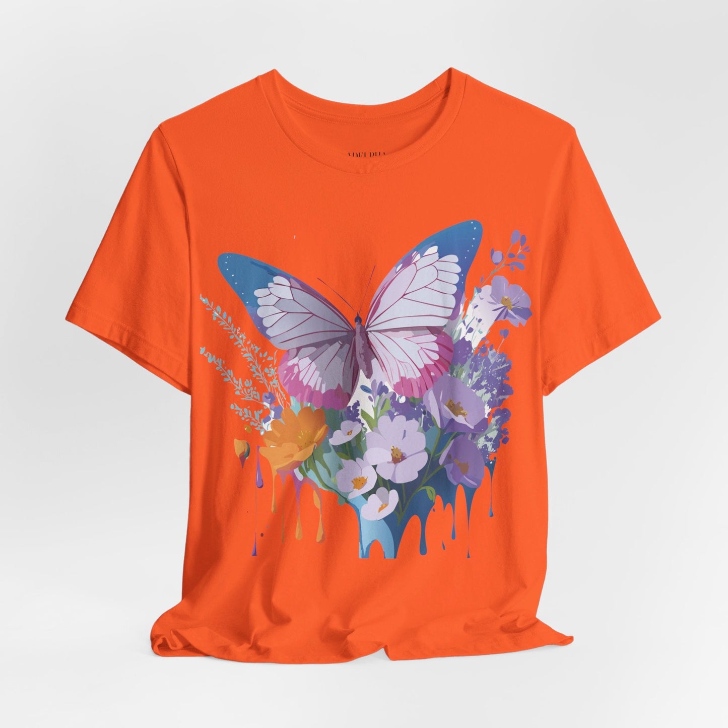Unisex Butterfly Graphic Tee Adelpha Art Design Vintage Inspired Jersey Tee