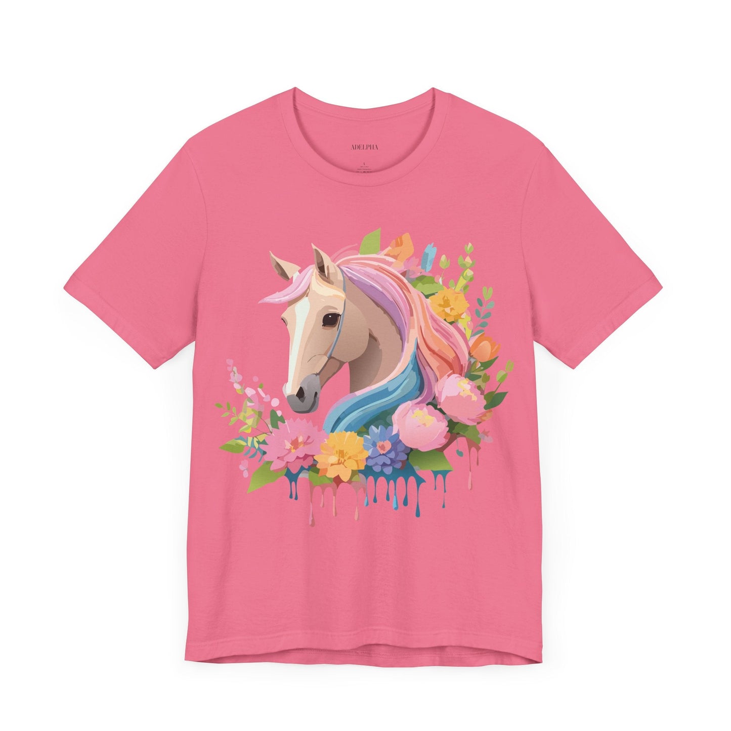 Horse Graphic Unisex 100 Cotton Vintage Animal Art T-Shirt 2