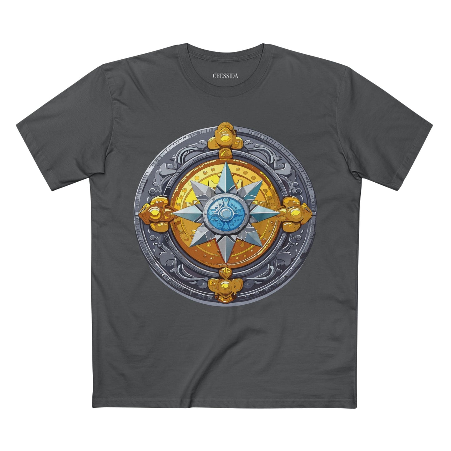 Antique Gold Coin Graphic Design T-Shirt Unisex 100 Cotton With Golden Print Artwork Tee 1