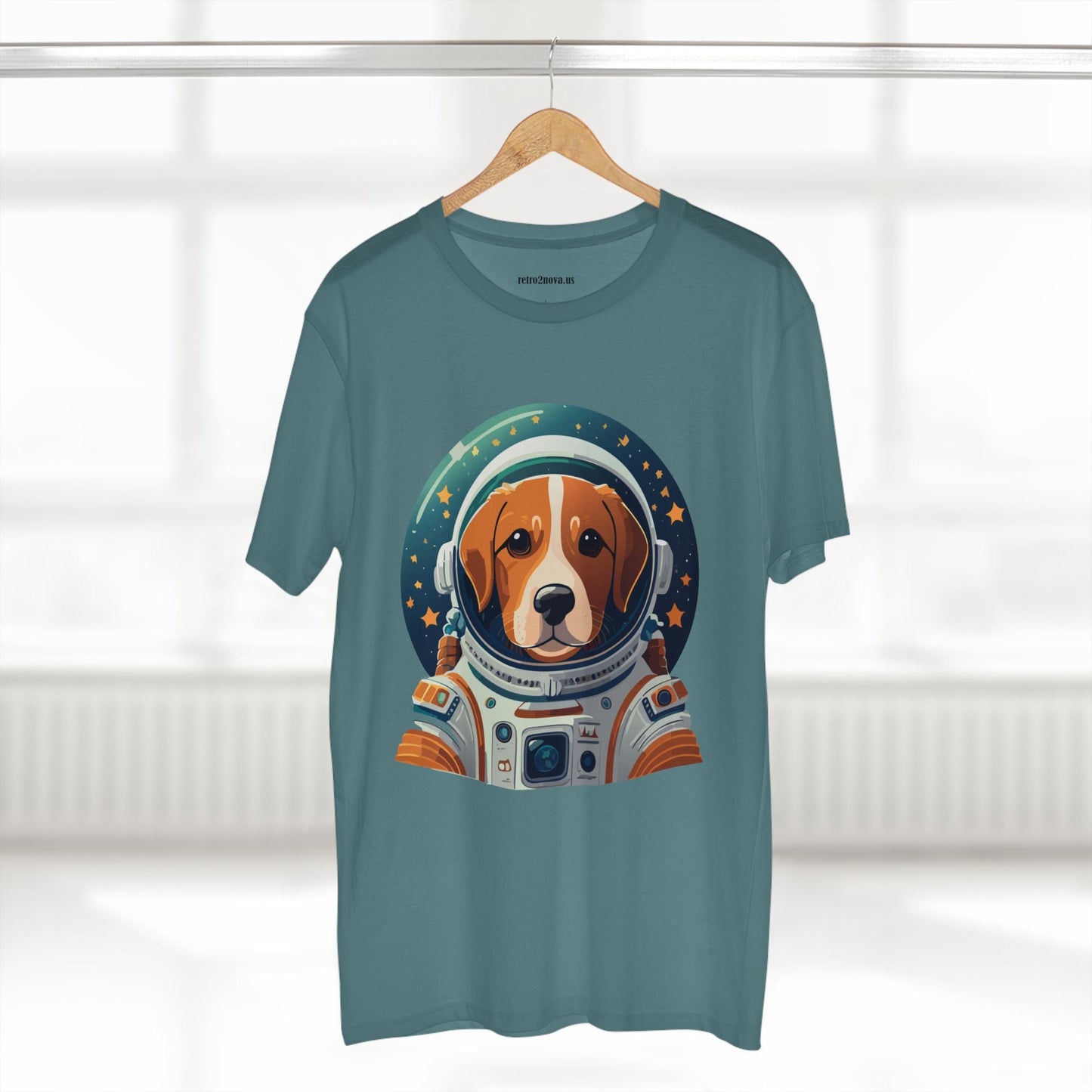 Unisex Premium Cotton Tee With Original Dog Art Shirt Design By Retro2Nova Discover Everyday Comfort And Style