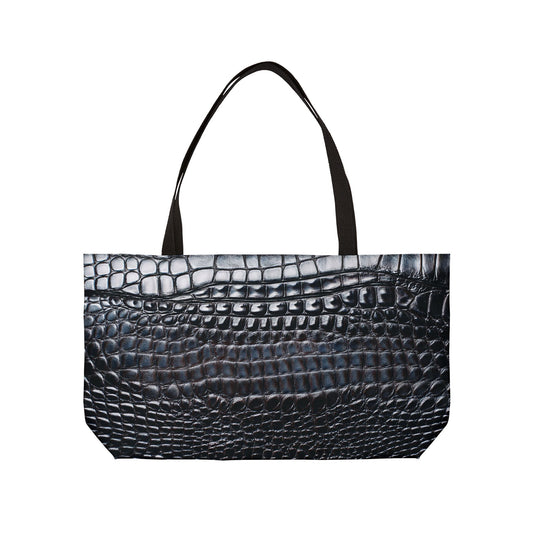 Leather Print Big Bag High-Quality 100% Spun Poly 24x13 Canvas Art Bag L-9