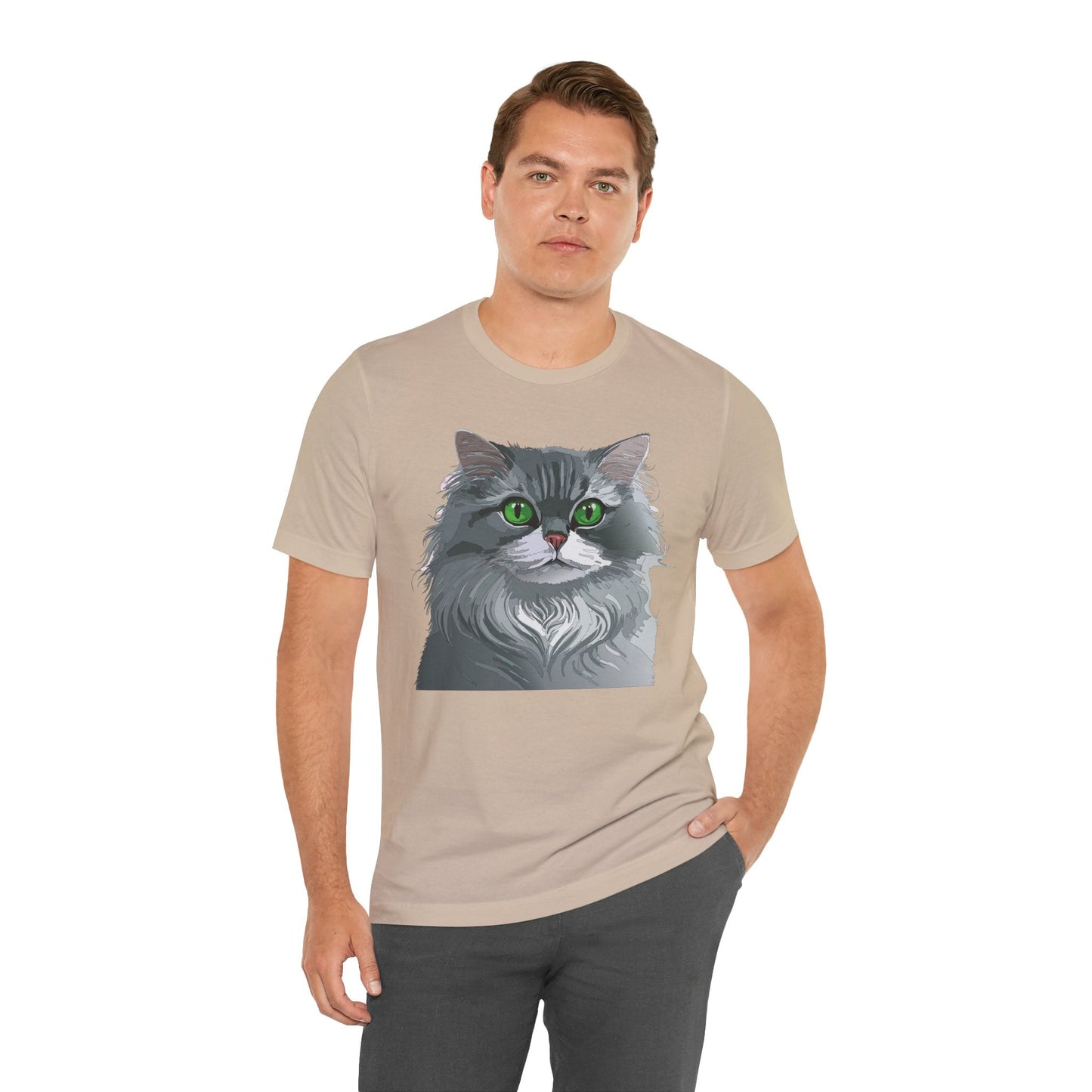 Unisex Animal Shirt With Art Design Animals Tee Short Sleeve Jersey Style Wild Animals Shirt