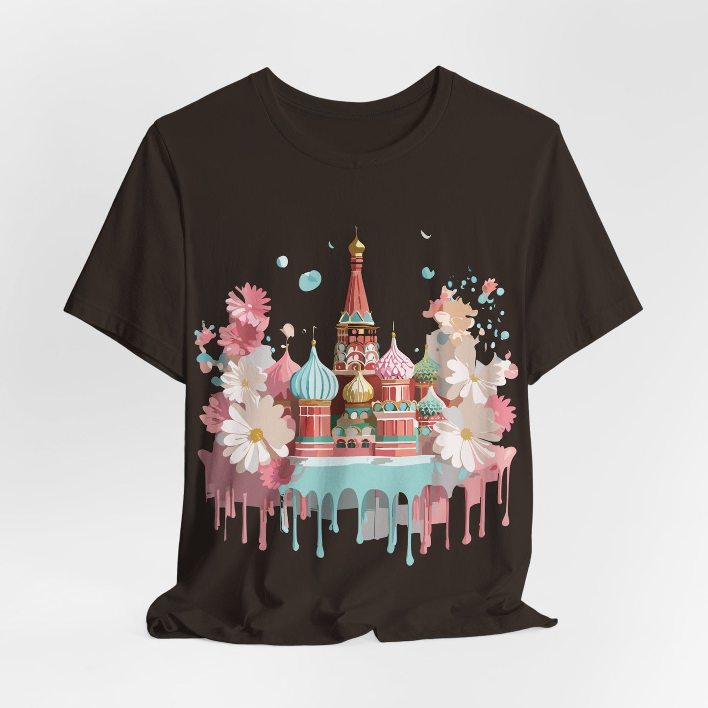 Unisex Moscow Tourist Shirt Graphic Tee by Adelpha Vintage Inspired Art Design Premium Quality