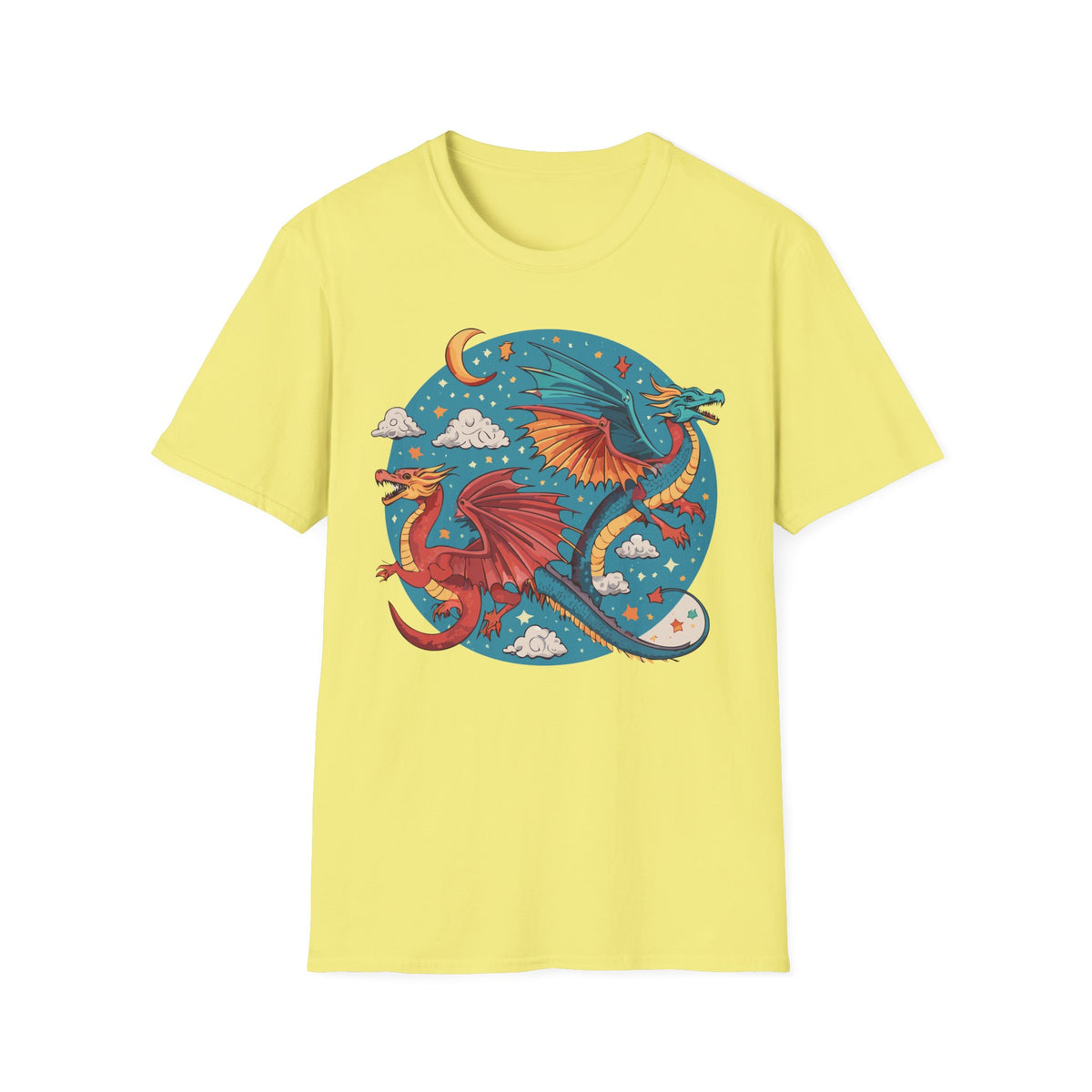 Dragon Graphic Tee Gildan Unisex 100 Cotton Tee Shirt with Animal a30