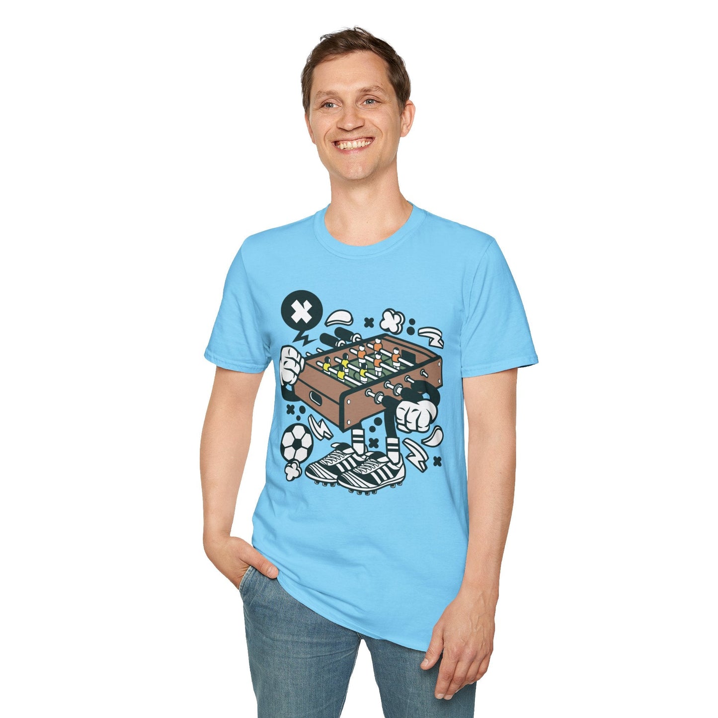 Funny Cartoon T Shirt Animation Tee Unisex Softstyle 64000 Ring Spun Cotton Premium Lightweight