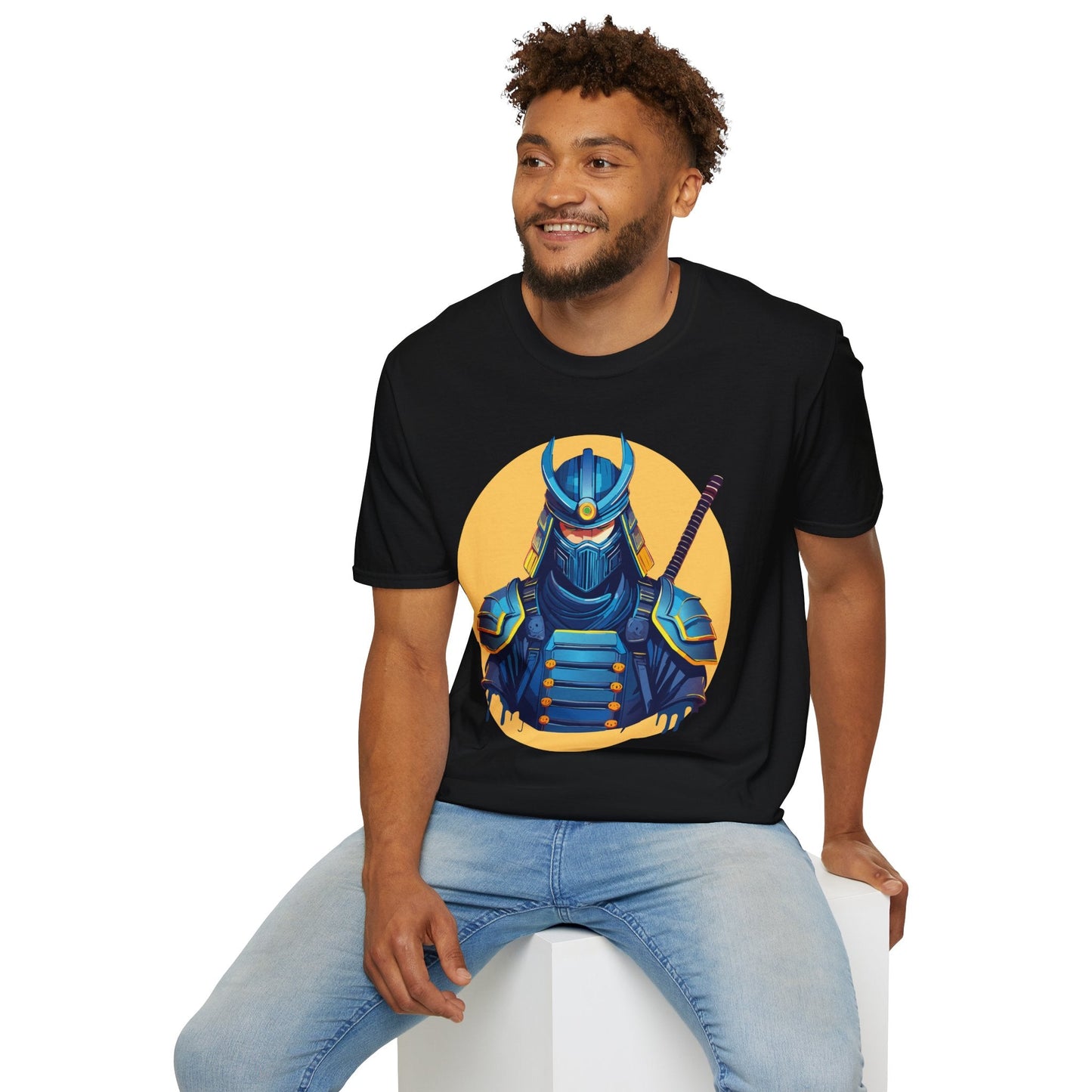 Samurai Shirt Unisex Softstyle T Shirt 100 Percent Ring Spun Cotton Tee For Everyday Comfort
