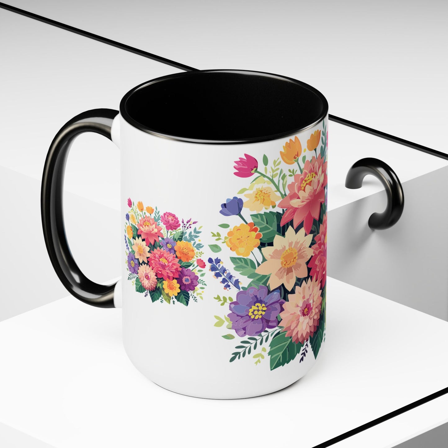 Floral Mug, Floral Cup