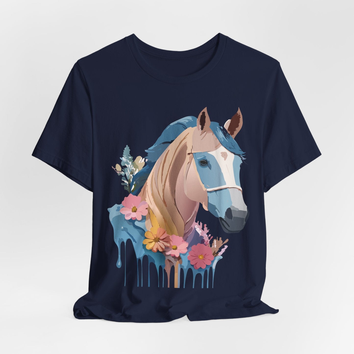 Horse Graphic Unisex 100 Cotton Vintage Animal Art T-Shirt 12