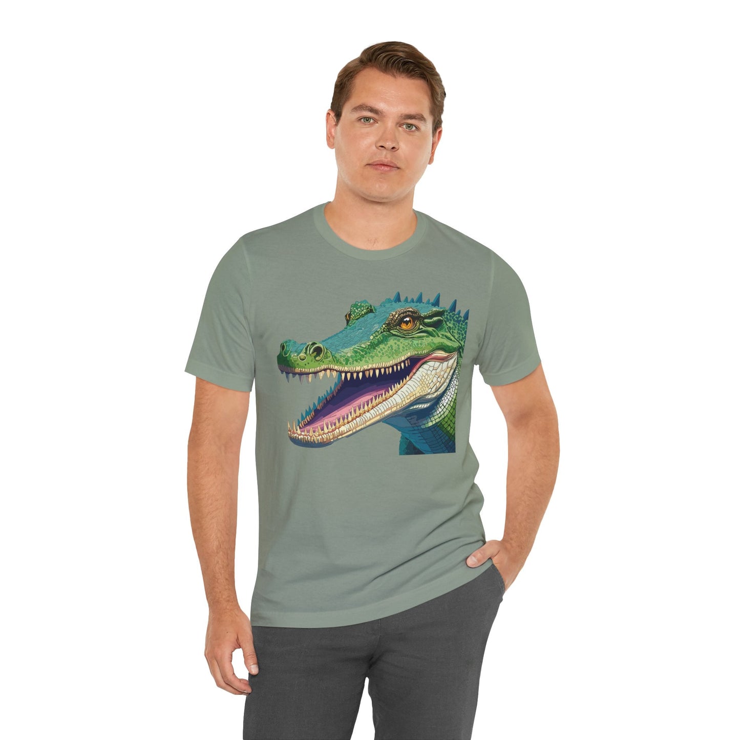Unisex Animal Tee Shirt With Animals Art Design Wild Animals Jersey Short Sleeve