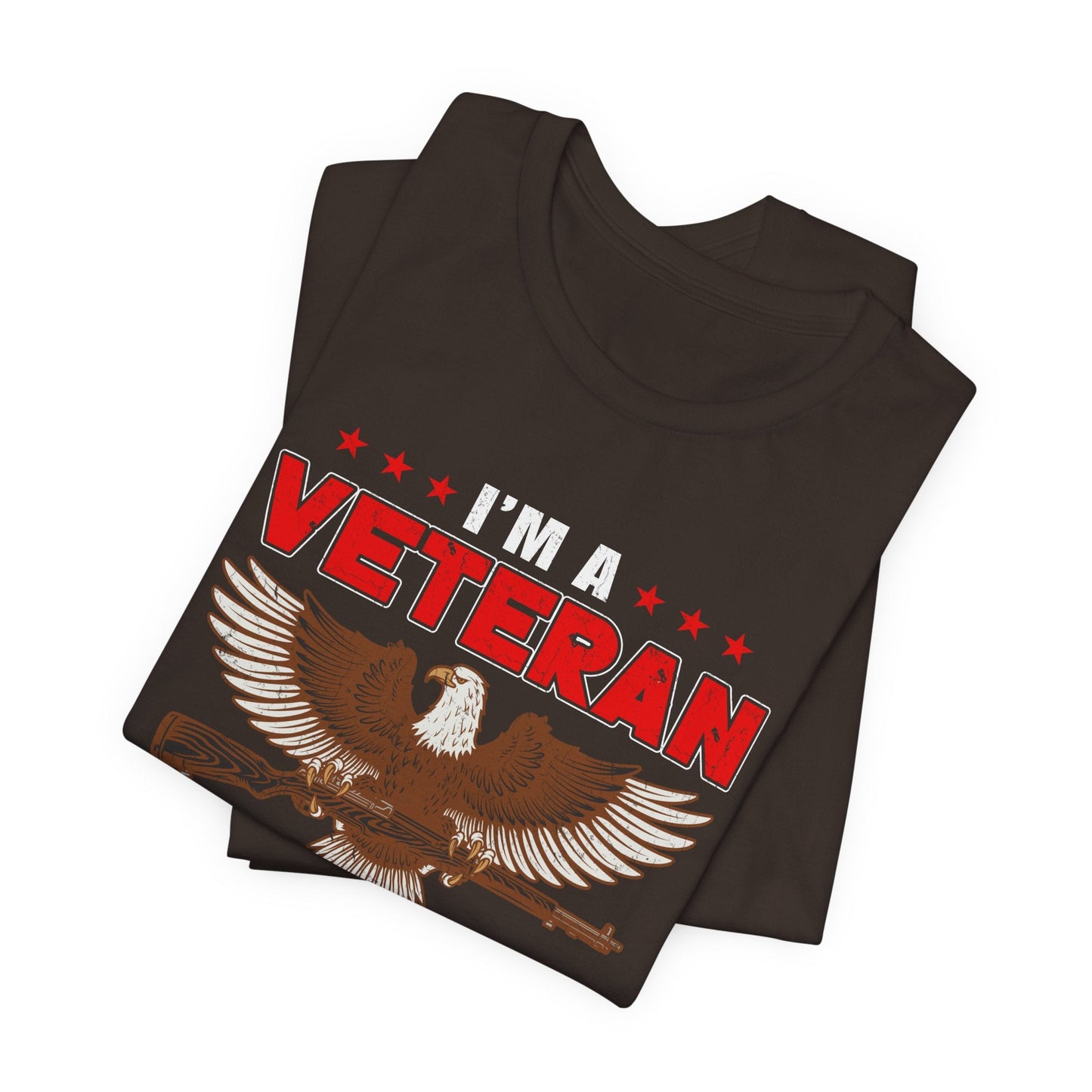 Army Veteran Patriotic Graphic Design Unisex Cotton T-Shirt v35