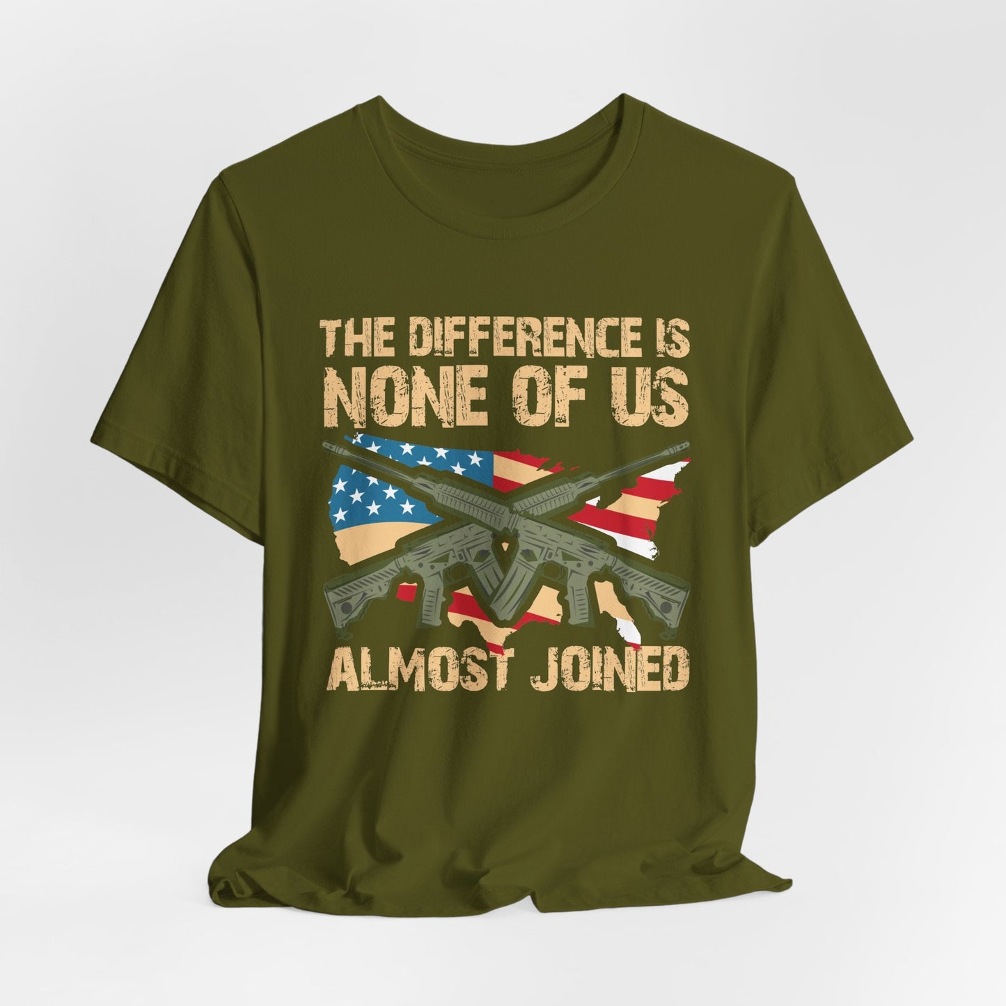 Army Veteran Patriotic Graphic Design Unisex Cotton T-Shirt v18