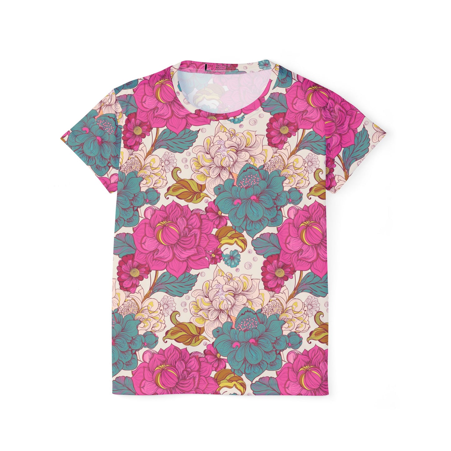 Women Poly Shirt with Floral Print F302