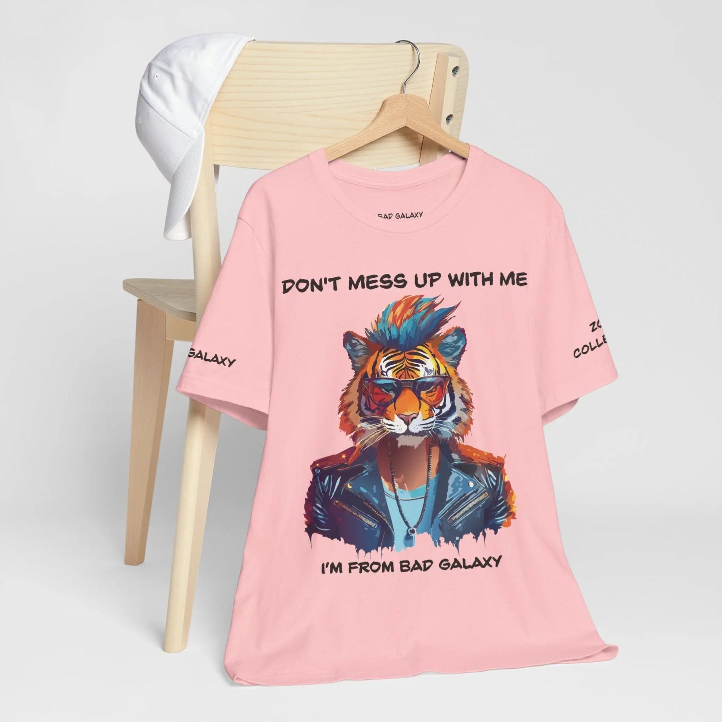 Animal T Shirt Bad Galaxy Made To Order Cotton Tee With Eco Friendly Inks Free Shipping USA