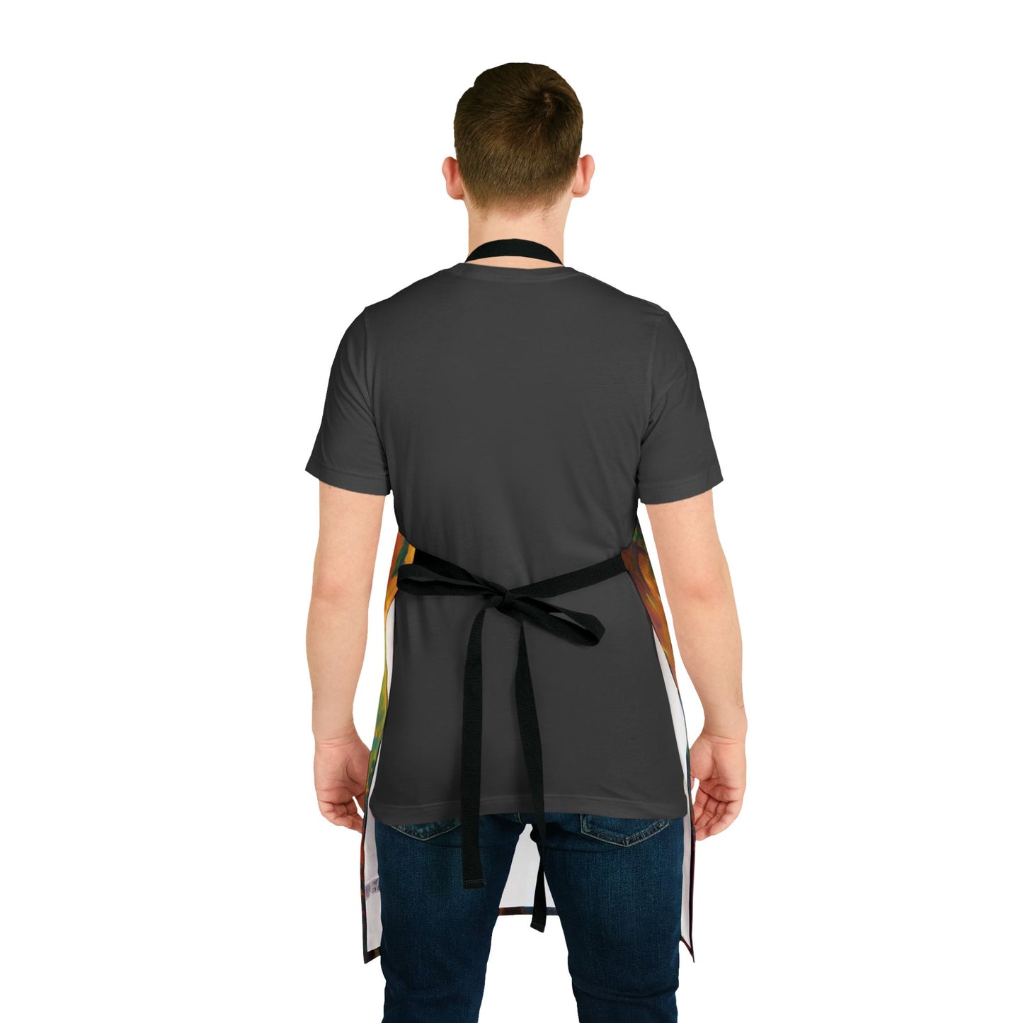 Rainy City 100% Polyester Stain-resistant 31.5 x 25.6 | Art Print Canvas Apron 2