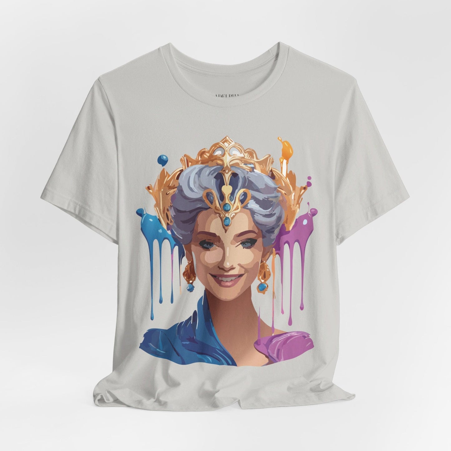 Queen Graphic Tee Unisex Jersey Short Sleeve Adelpha Art Design Vintage Inspired