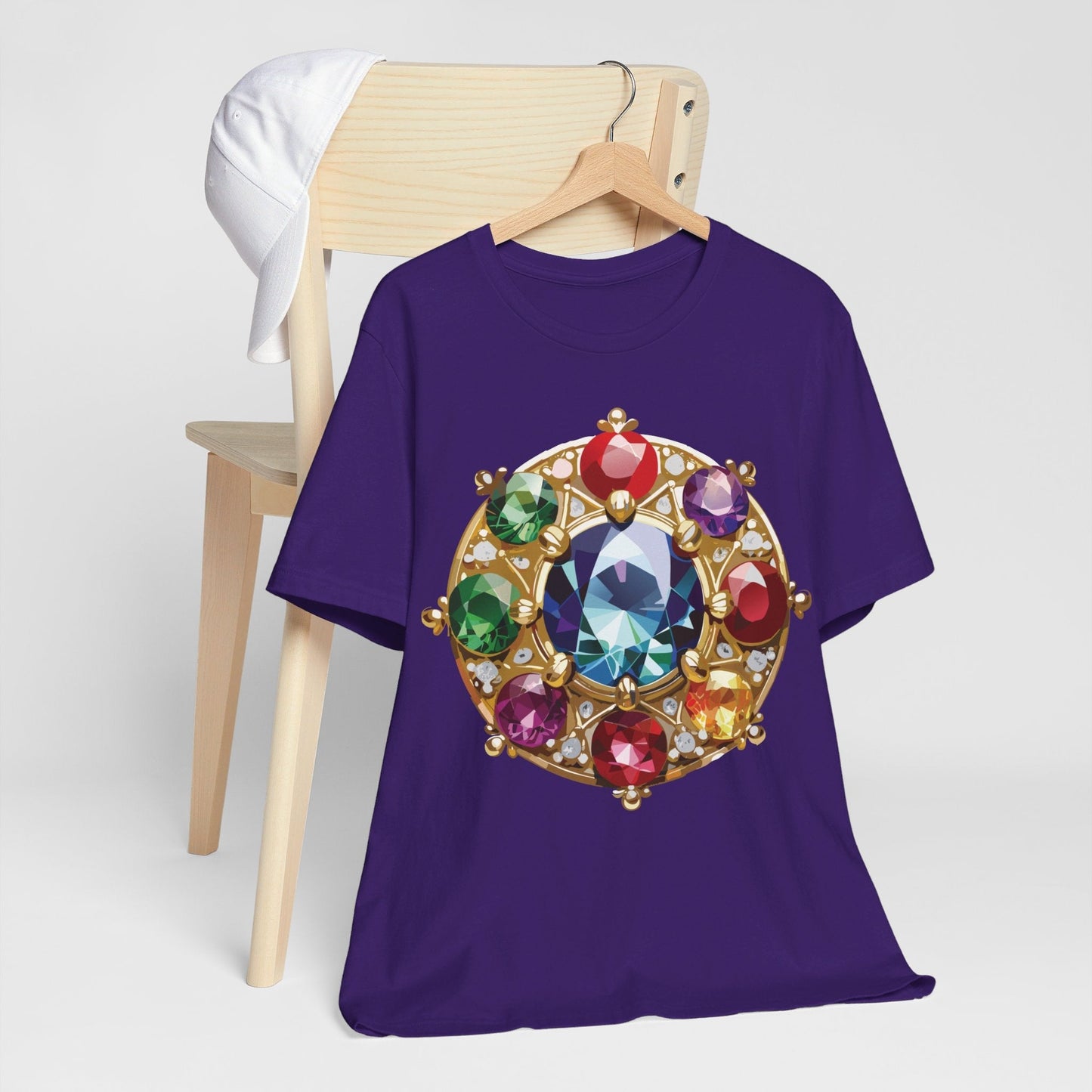 Jewelry Graphic Unisex 100 Cotton Vintage Treasure Art T-Shirt 39