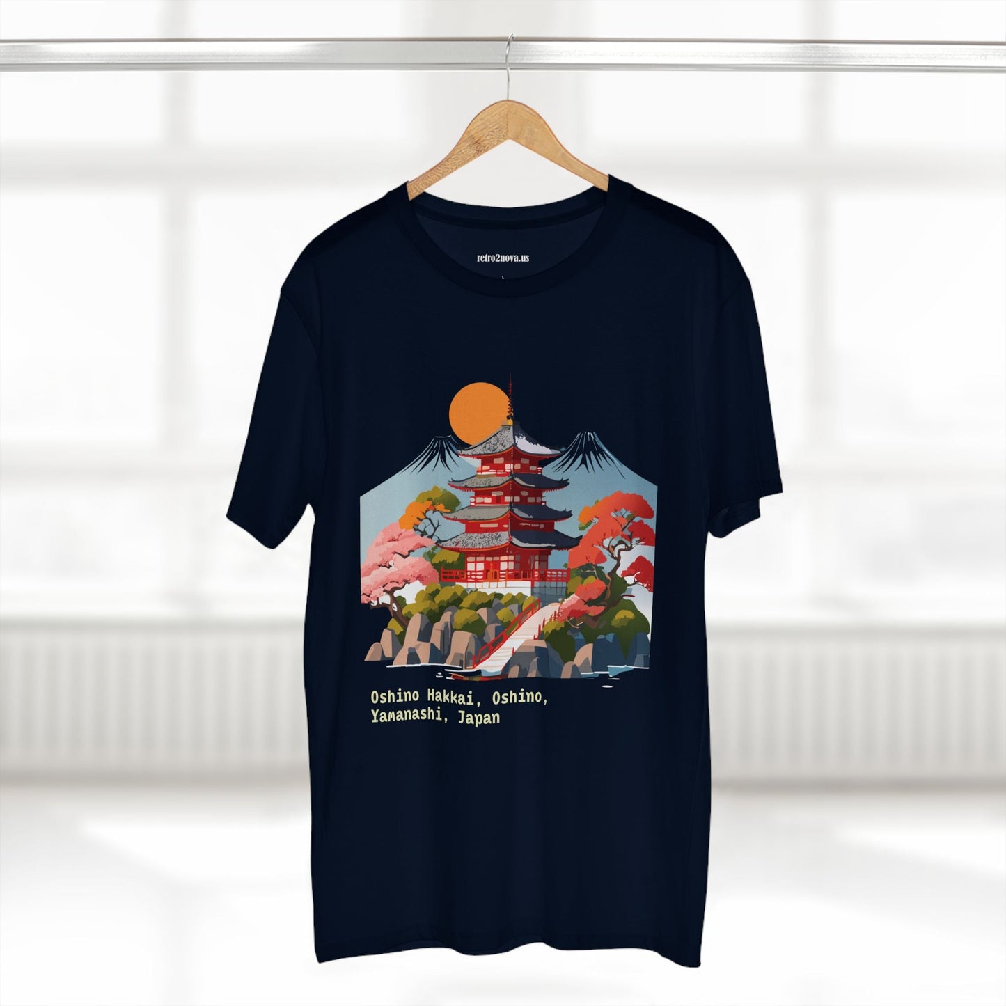 Retro2Nova Unisex Cotton Art Tee Travel Shirt Japan Shirt Style Discover Everyday Comfort
