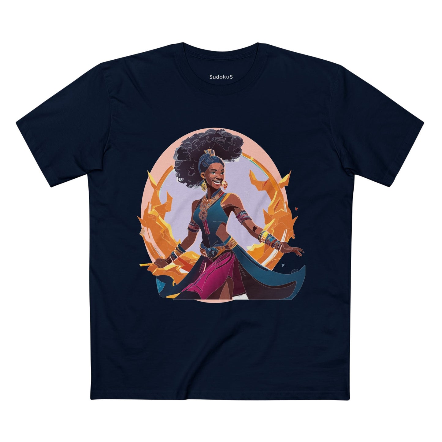 Dancer Graphic Unisex 100 Cotton Staple Tee 21